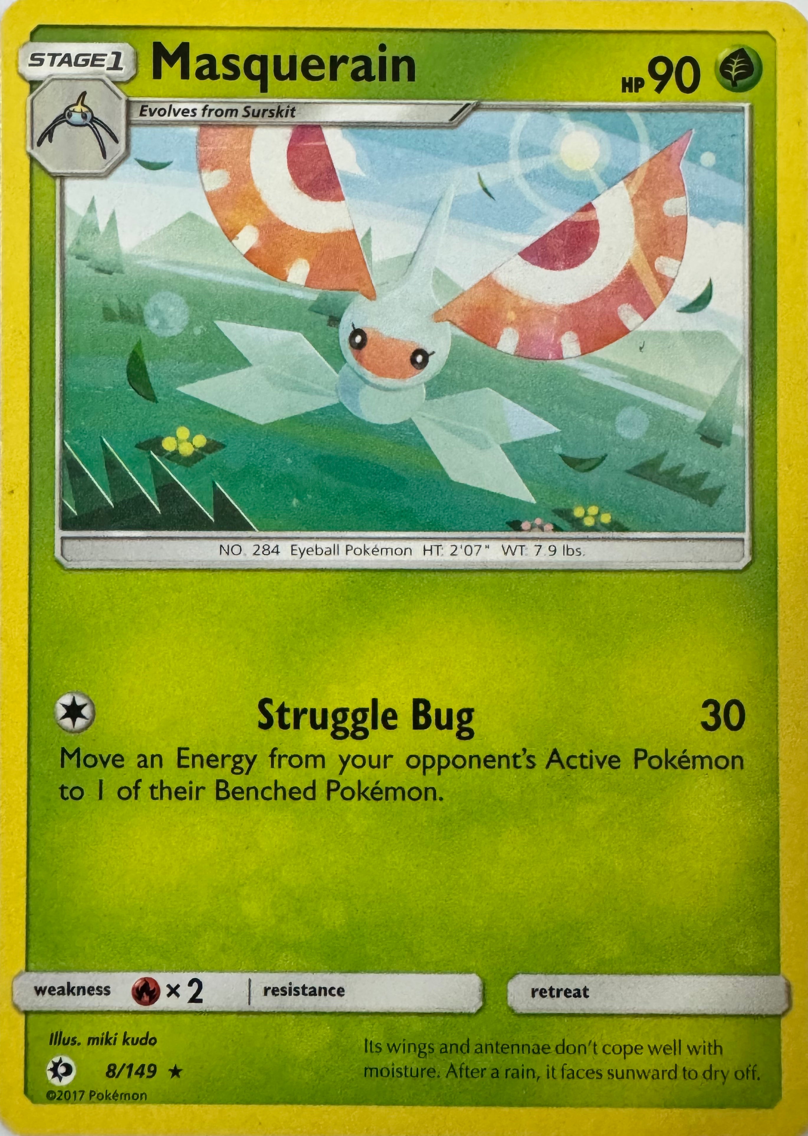 Pokemon Tcg Masquerain 8/149