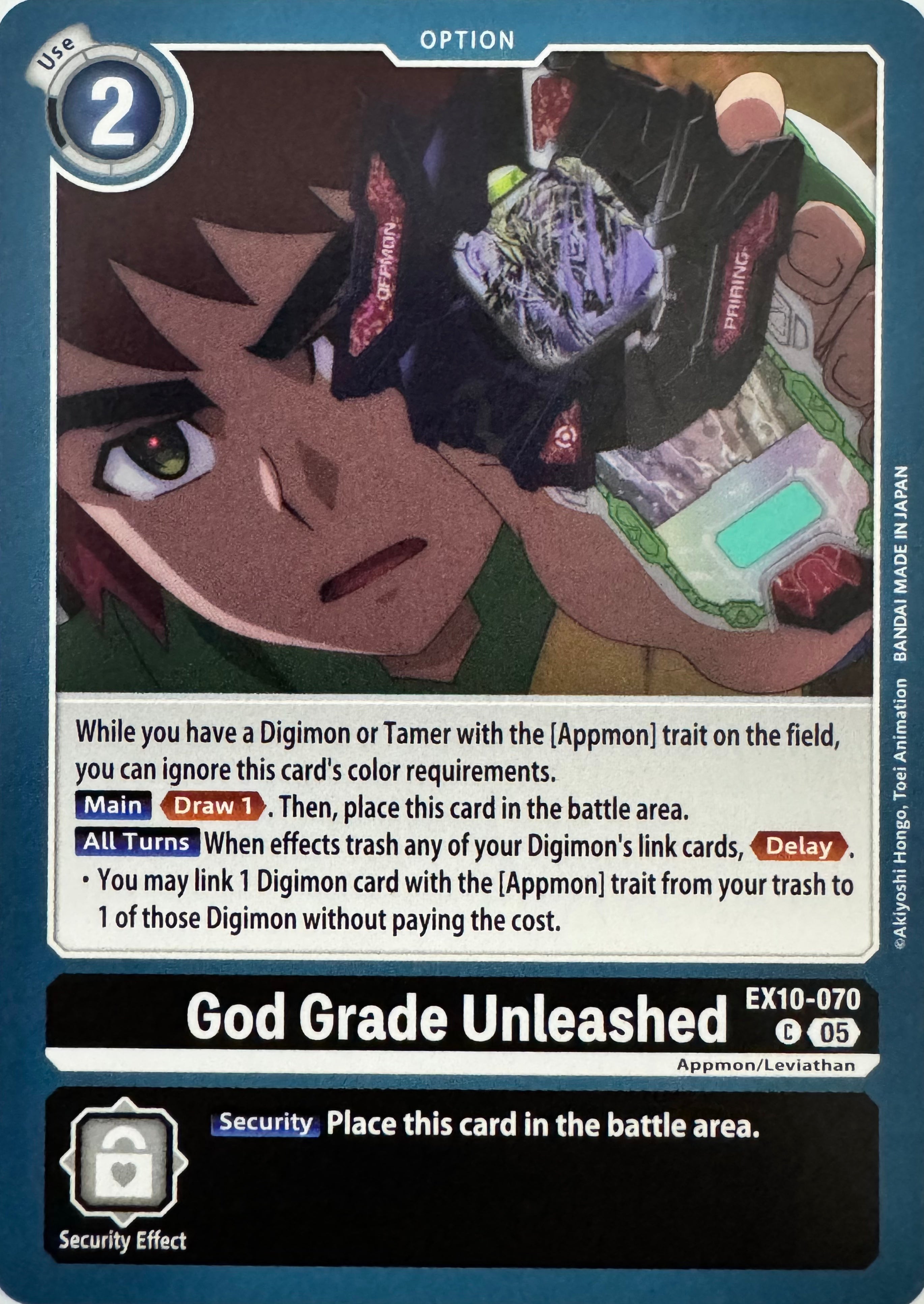 Digimon Tcg God Grade Unleashed Ex10-070