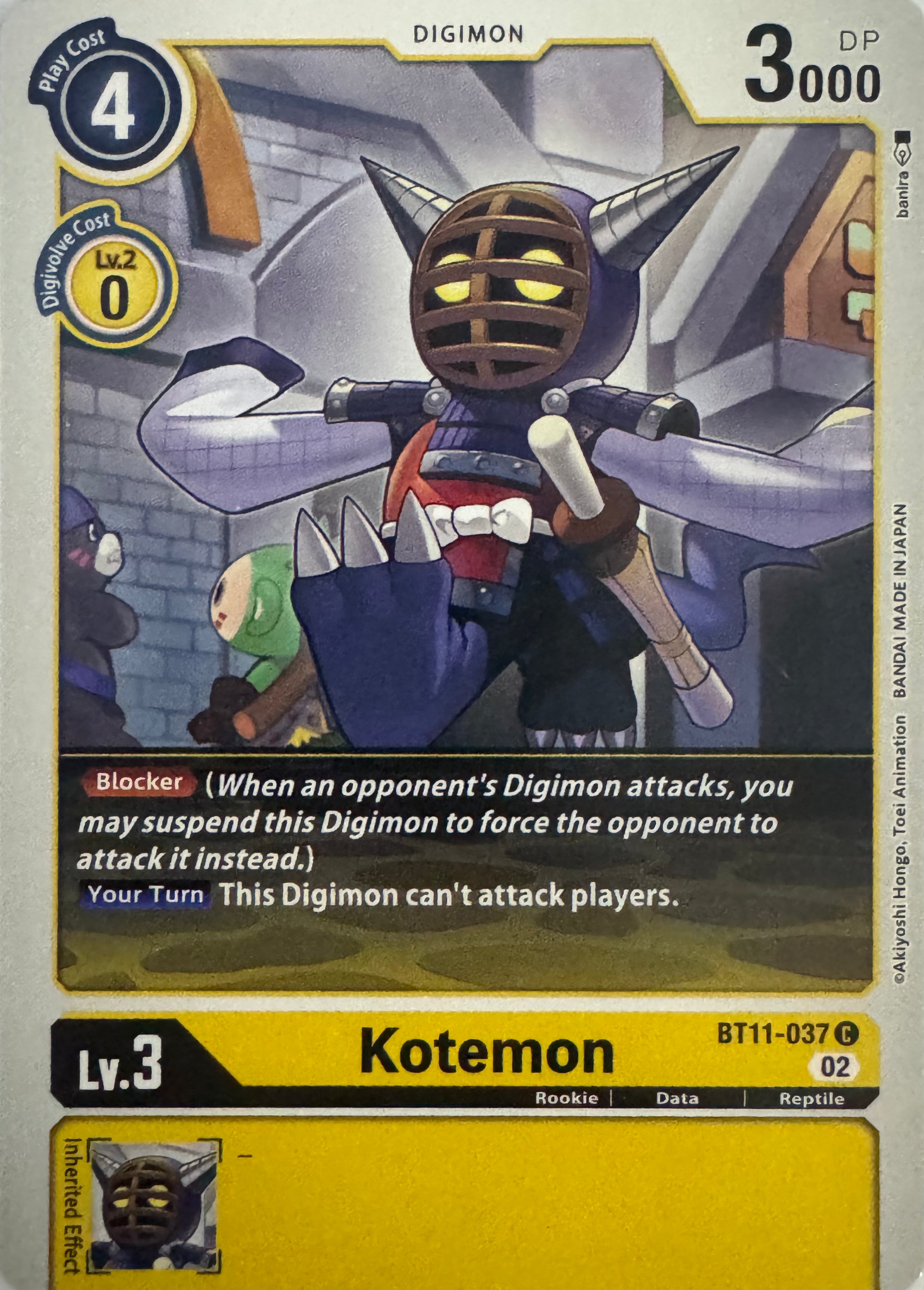 Digimon Tcg Kotemon Bt11-037