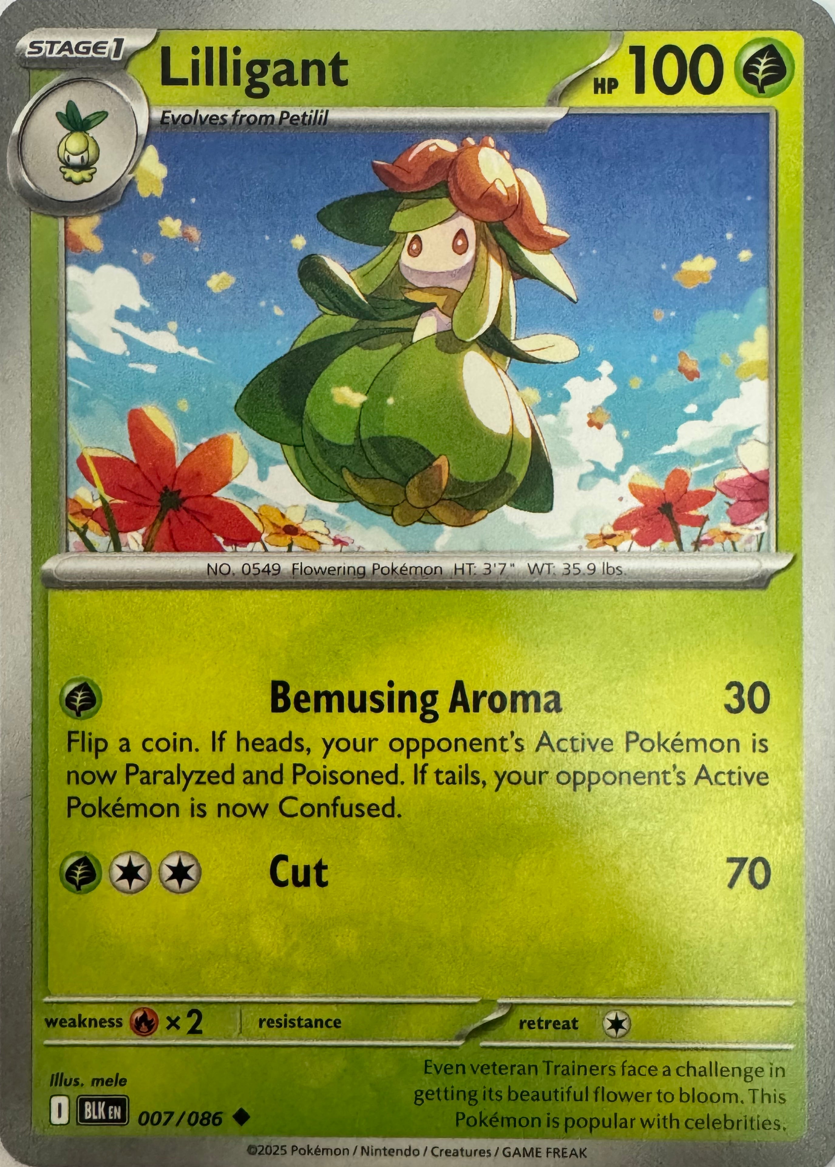 Pokemon Tcg Lilliegant 007/086