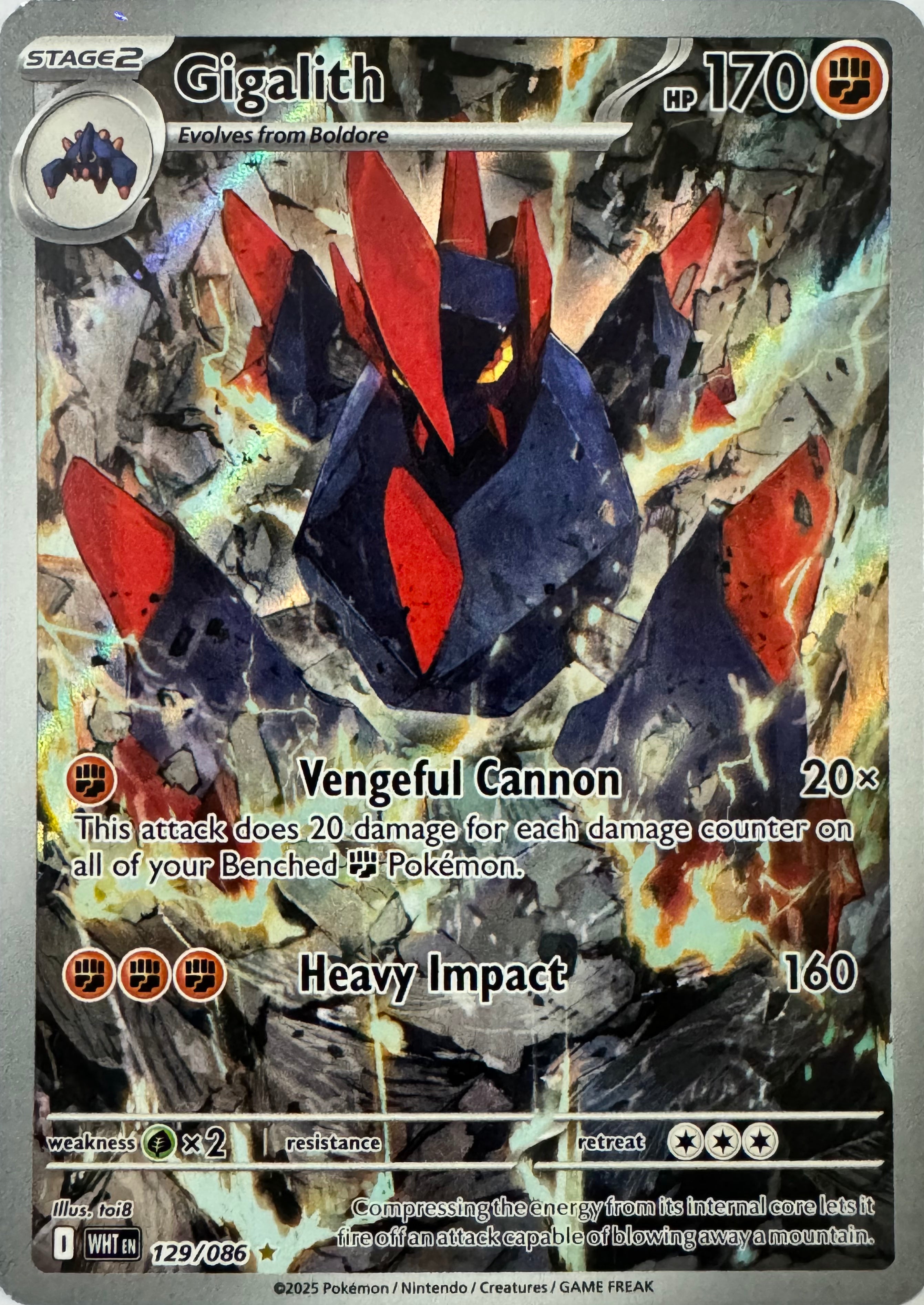 Pokemon Tcg Gigalith 129/086
