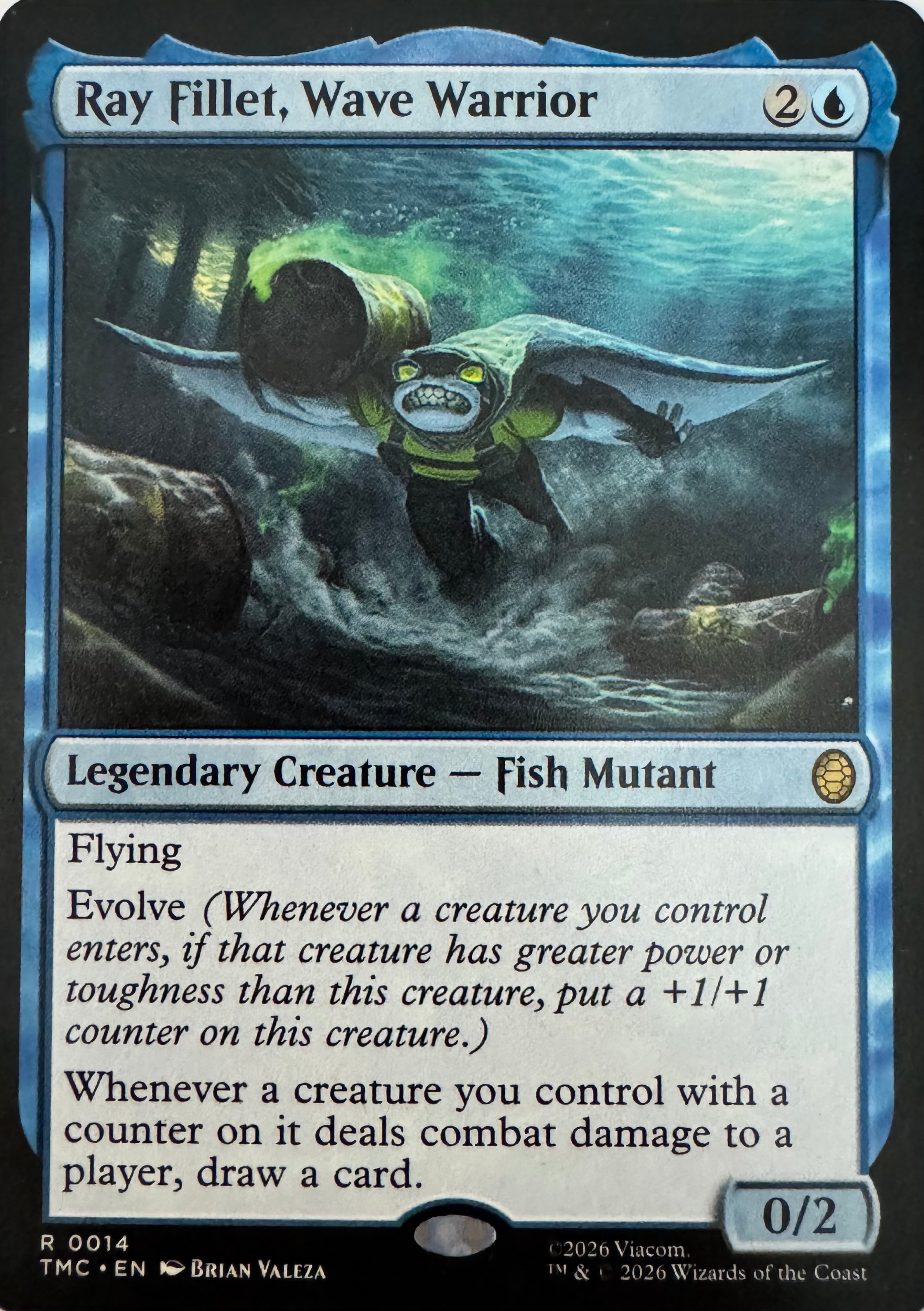 Magic Ray Fillet, Wave Warrior 0014 Rare