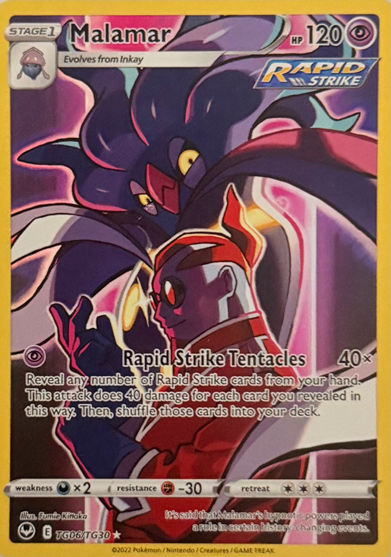 Pokemon Tcg Malamar TG06/TG30