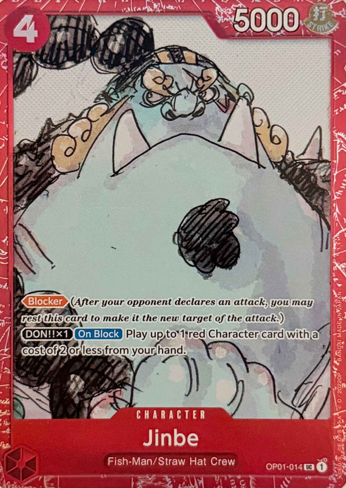 One Piece Tcg Jinbe OP01-014