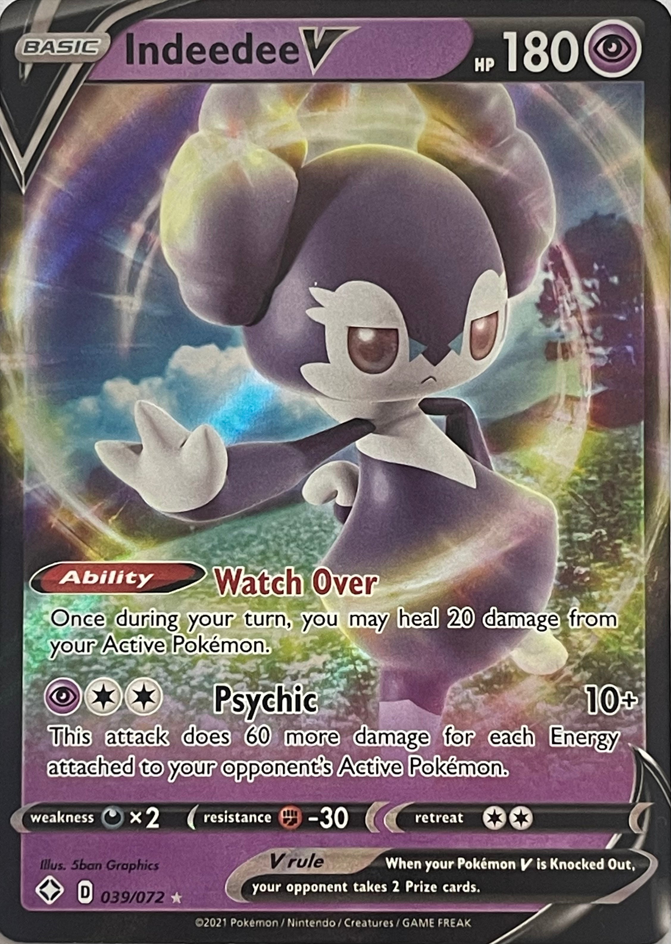 Pokemon Tcg Indeedee V 039/072