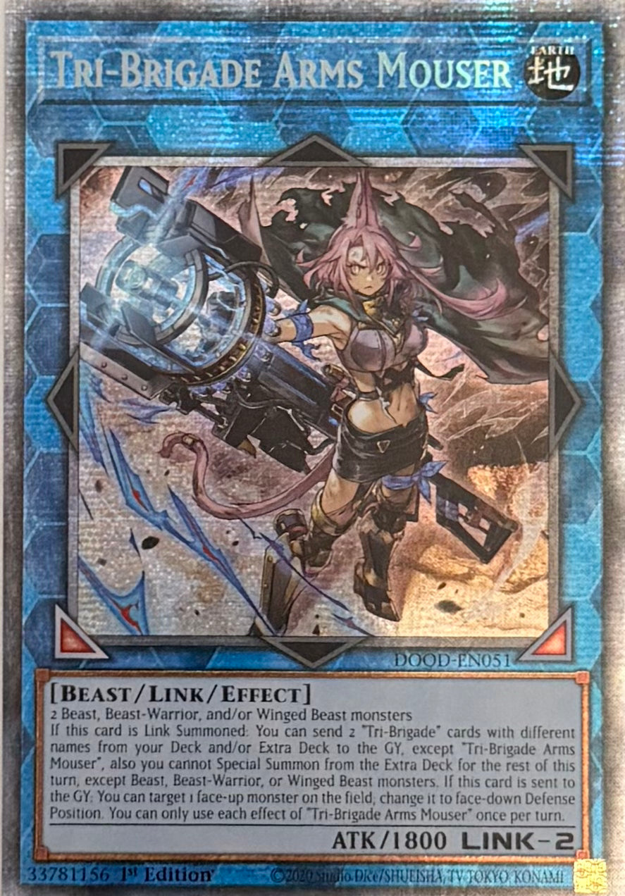 Yugioh! Tri Brigade Arms Mouser DOOD-EN051 Starlight