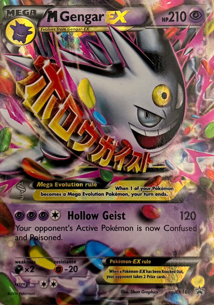 Pokemon Tcg M Gengar Ex XY166