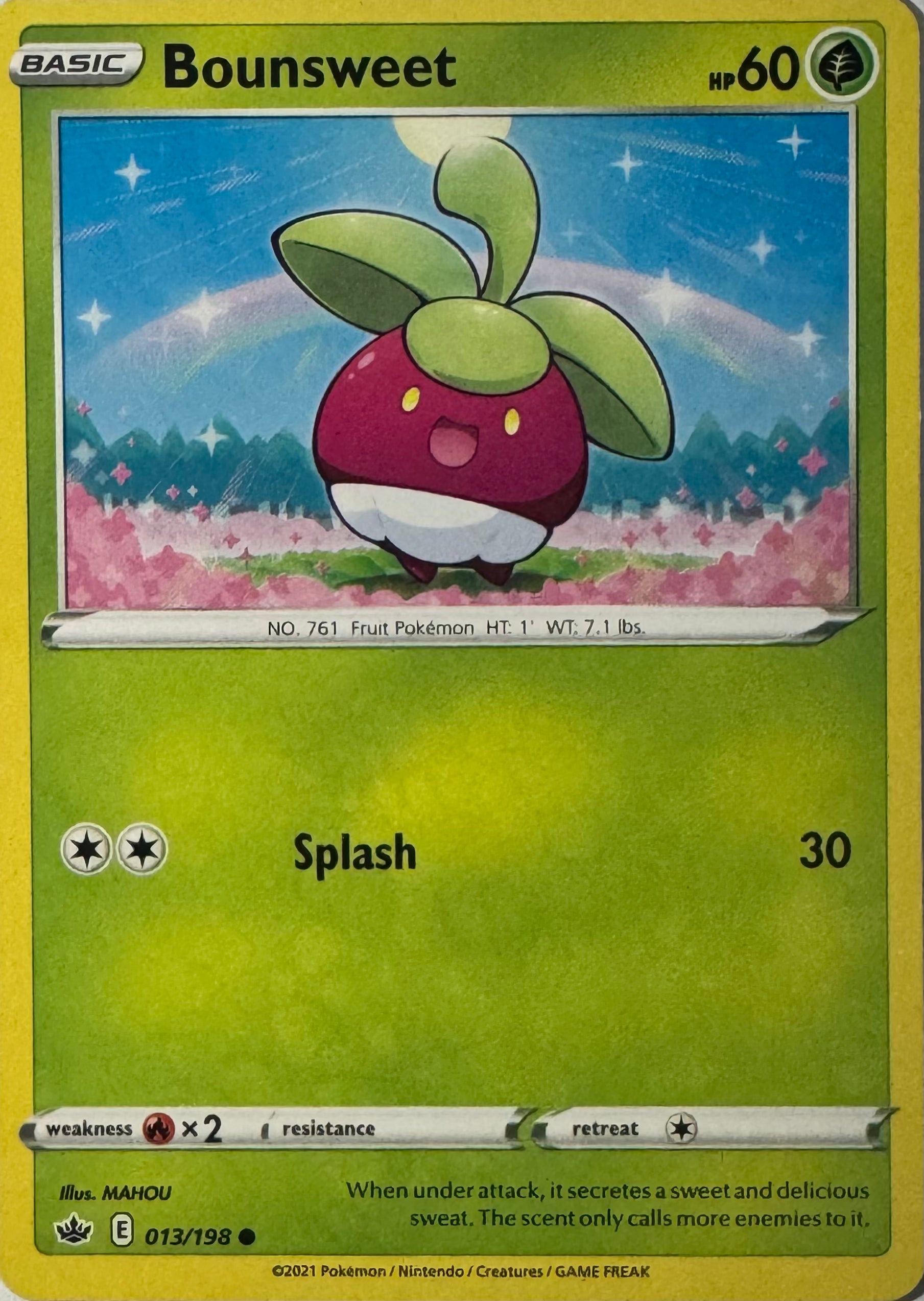 Pokemon Tcg Bounsweet 013/198