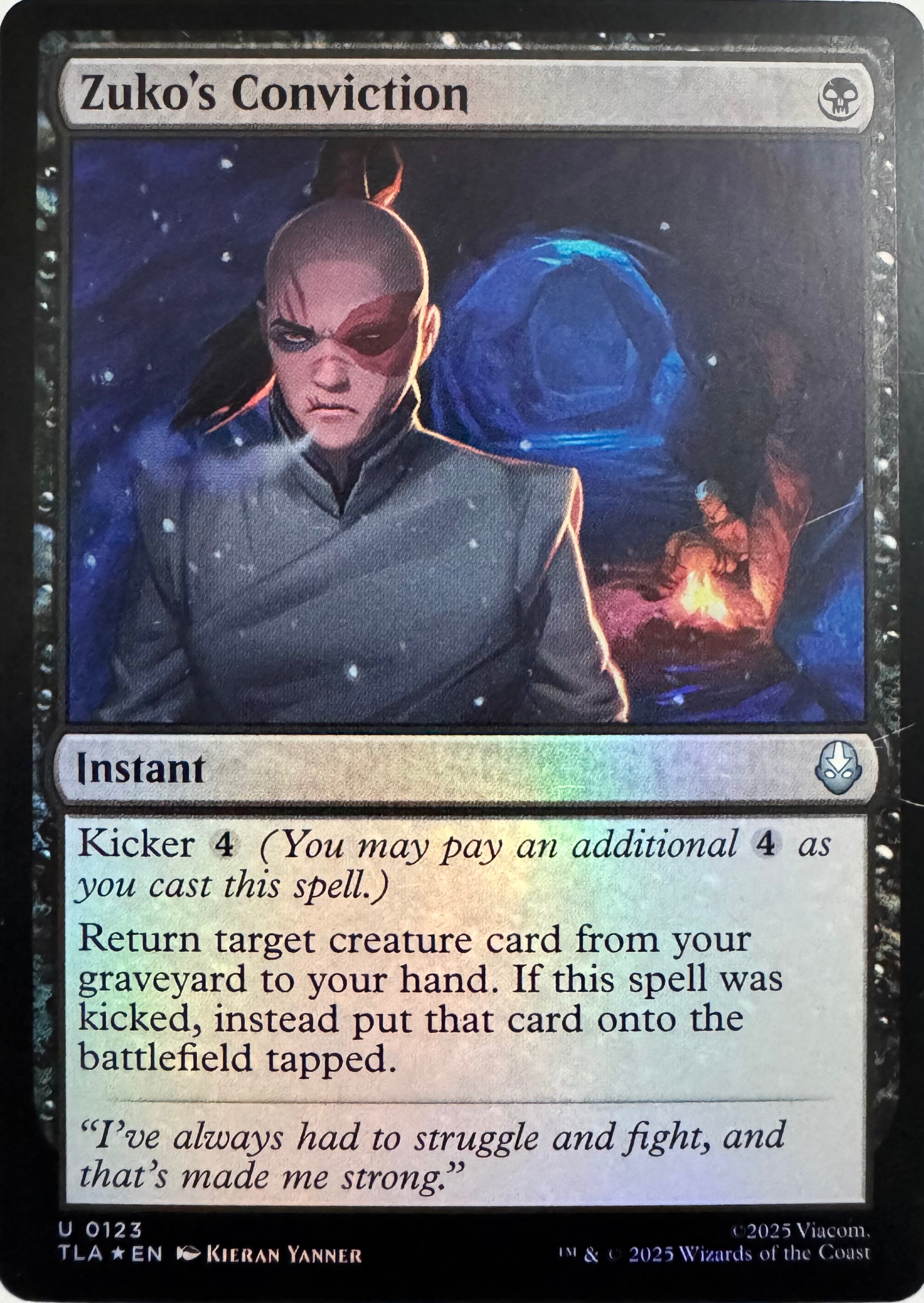 Magic Zuko’s Conviction 0123 Foil