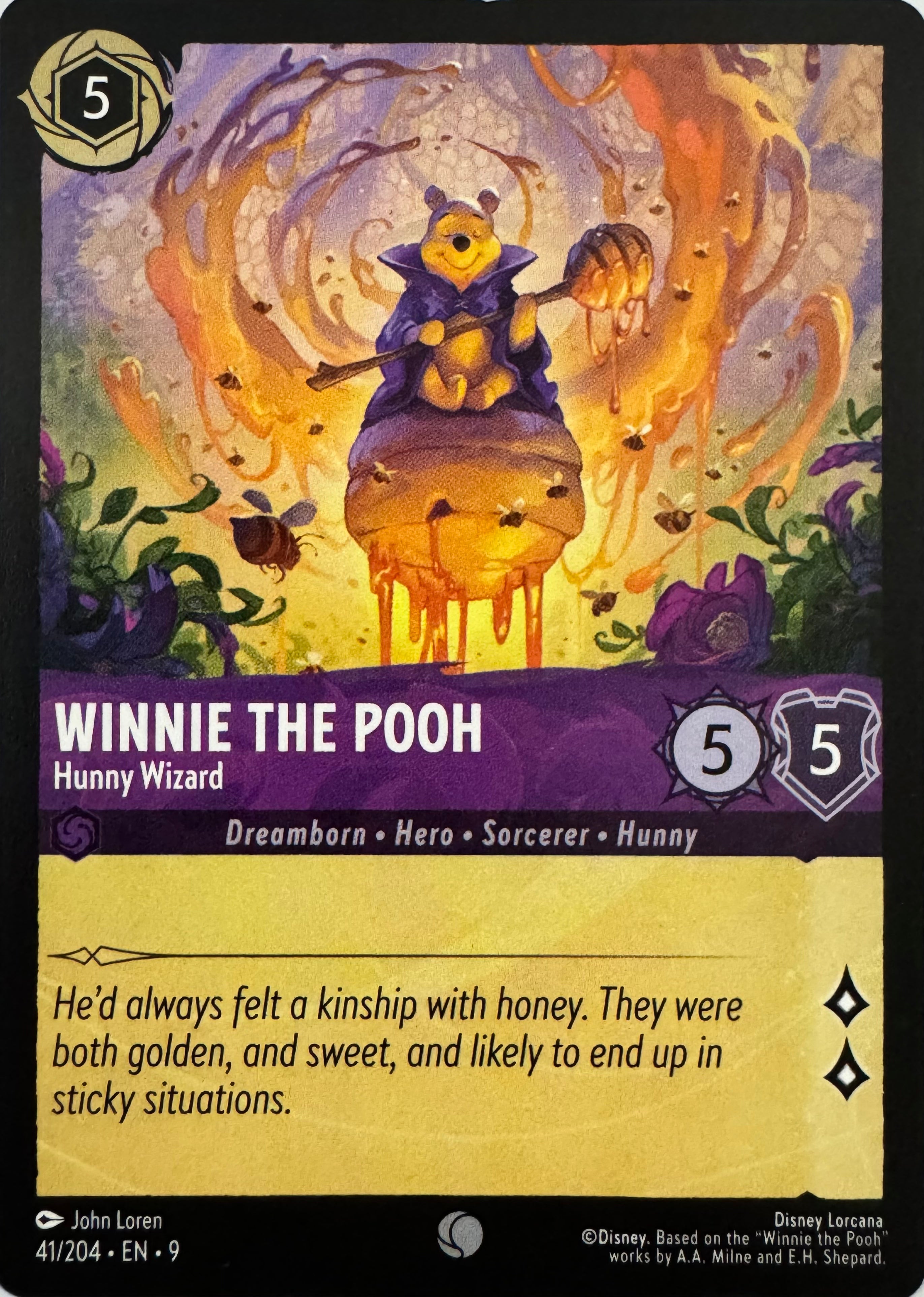Disney Lorcana Winnie The Pooh 41/204