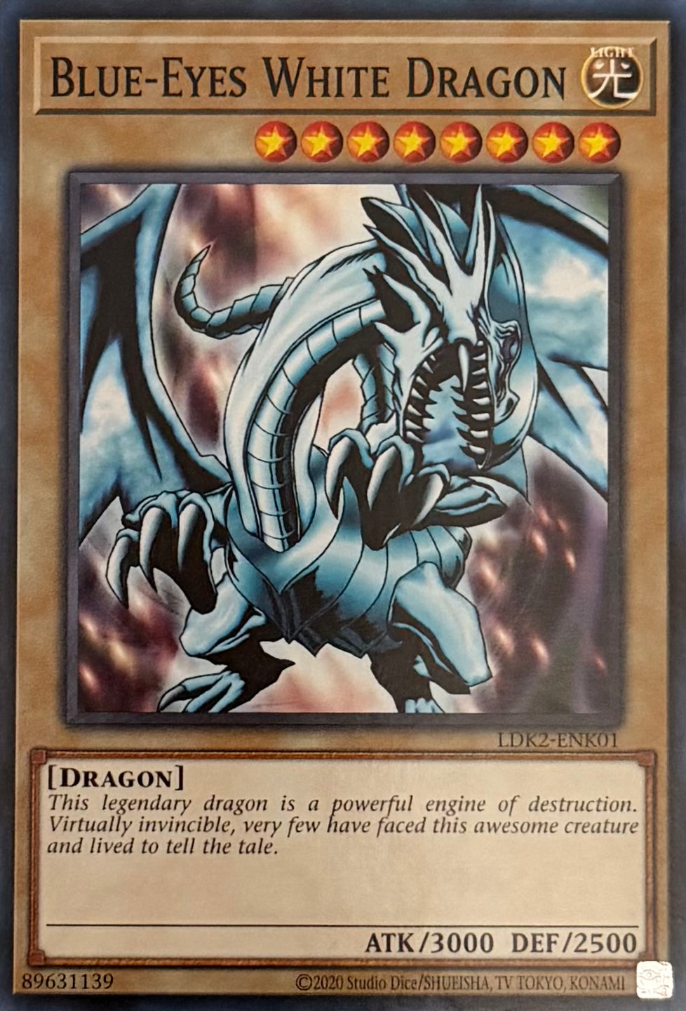 Yugioh! Blue-Eyes White Dragon LDK2-ENK01