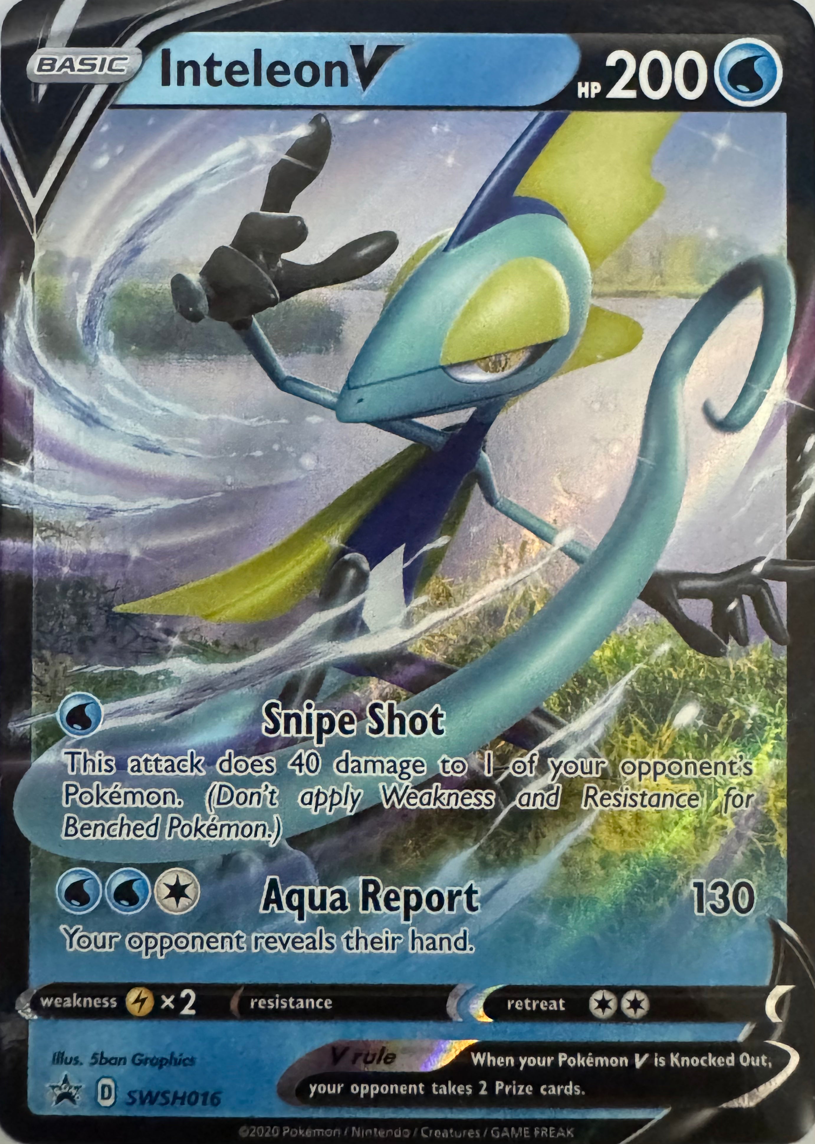 Pokemon Tcg Inteleon V Swsh016 Promo