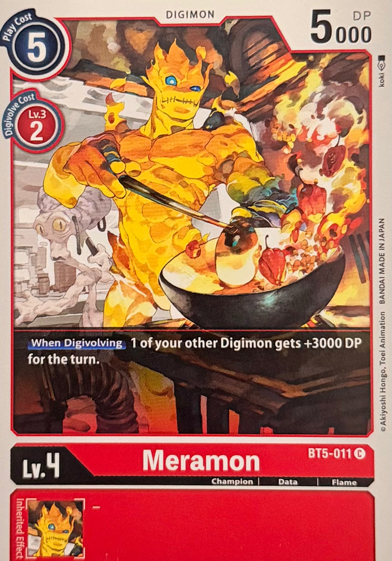 Digimon Tcg Meramon BT5-011