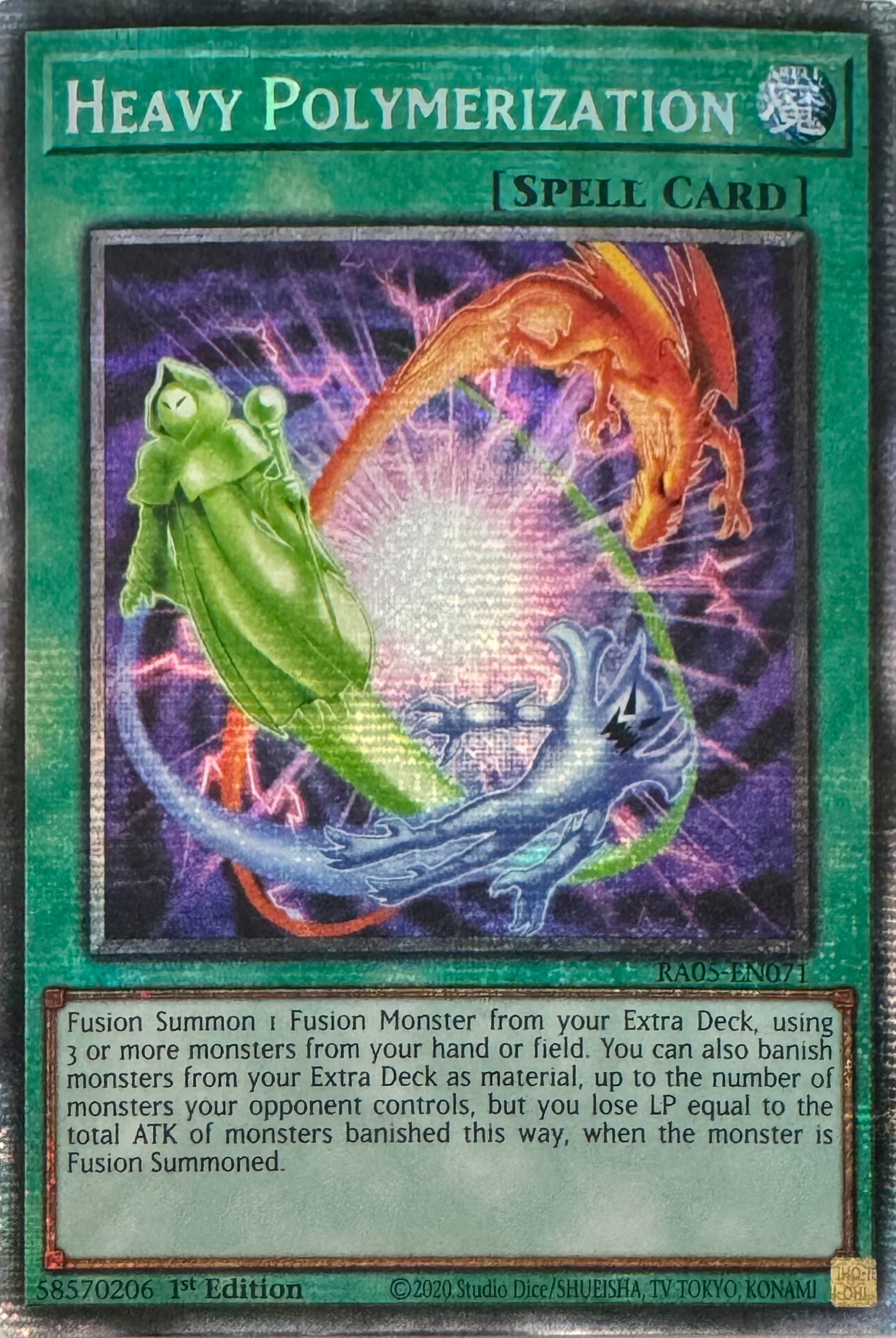 Yugioh! Heavy Polymerization Ra05-en071 1st Edition Starlight
