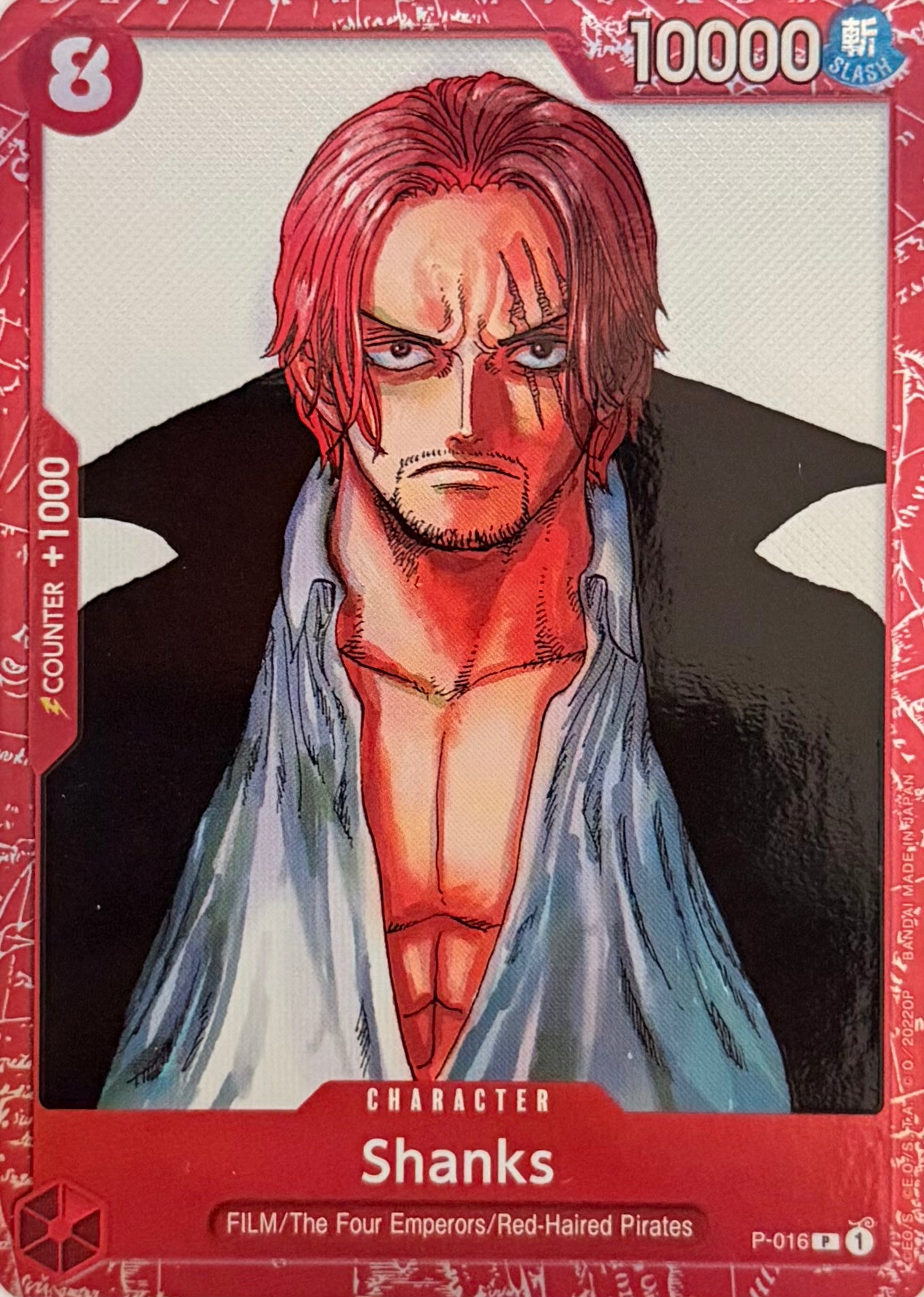 One Piece Tcg Shanks P-016