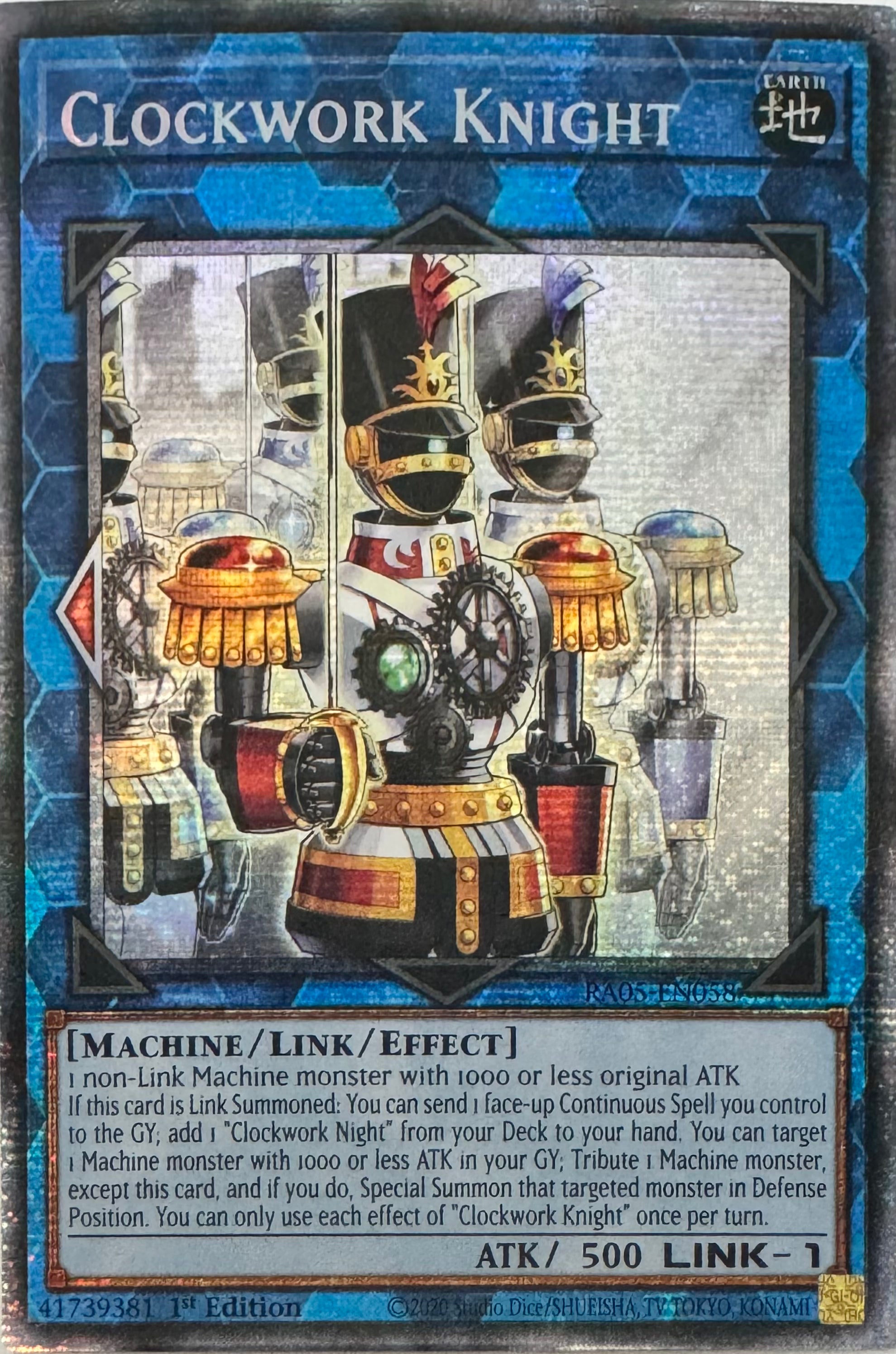 Yugioh! Clockwork Knight Ra05-en058 1st Edition Starlight