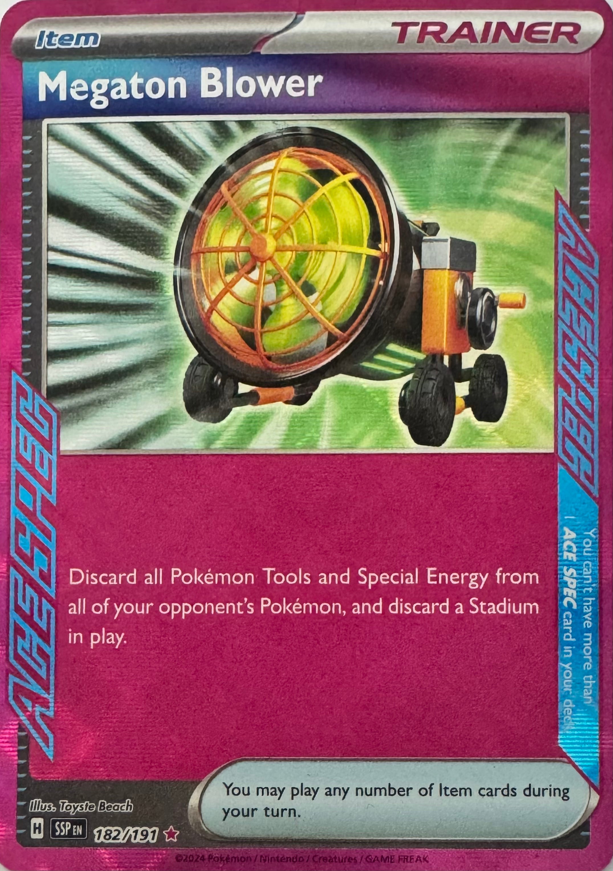 Pokemon Tcg Megaton Blower 182/191