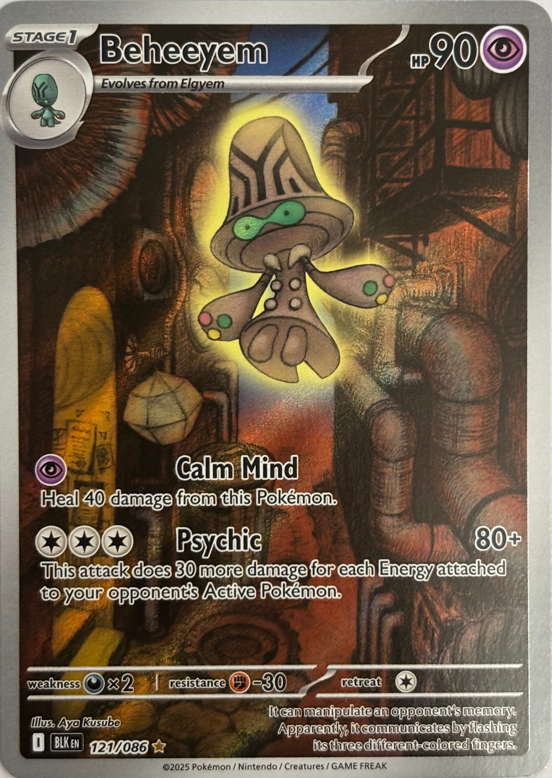 Pokemon Tcg Beheeyem 121/086