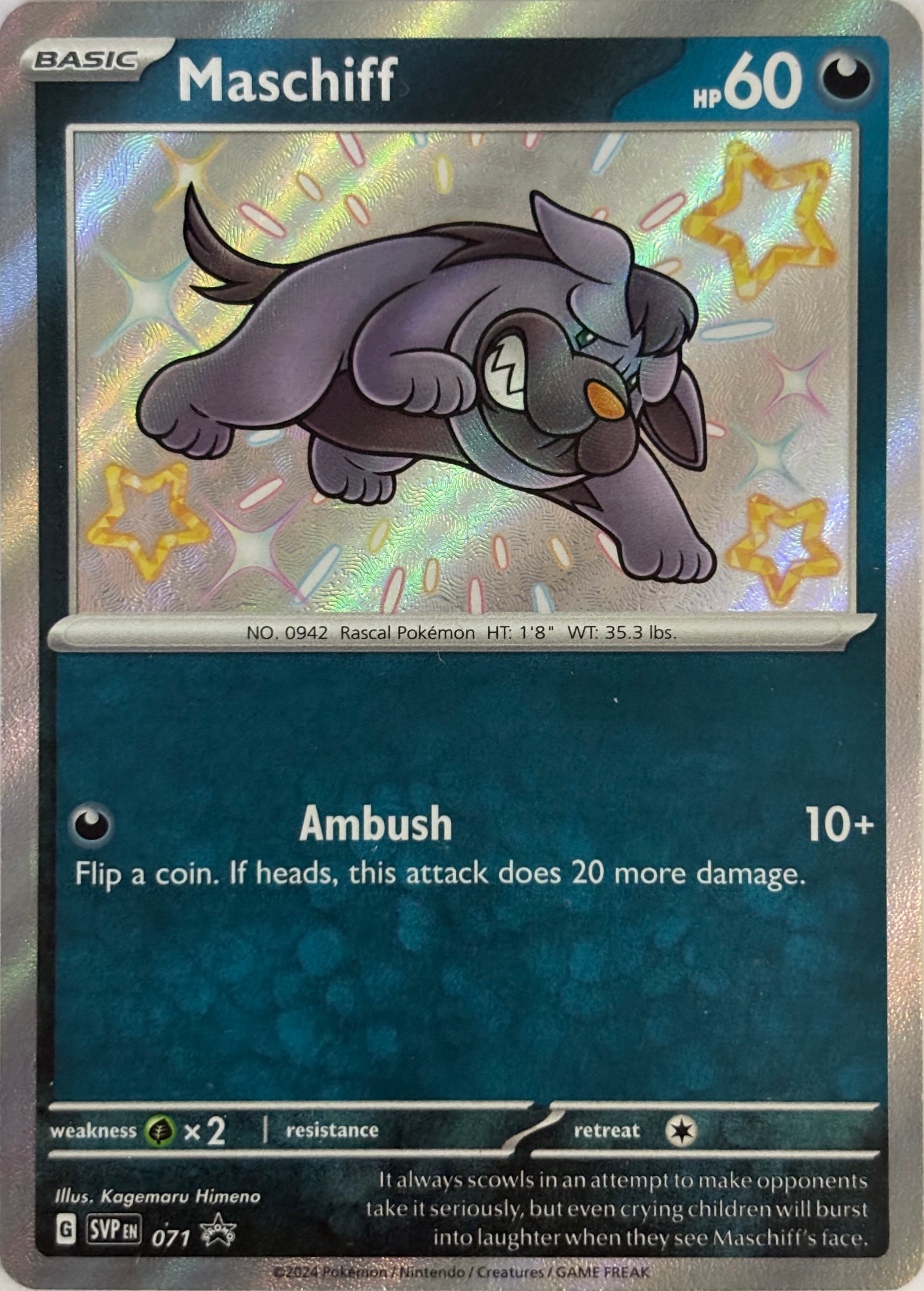 Pokemon Tcg Maschiff 071 Promo