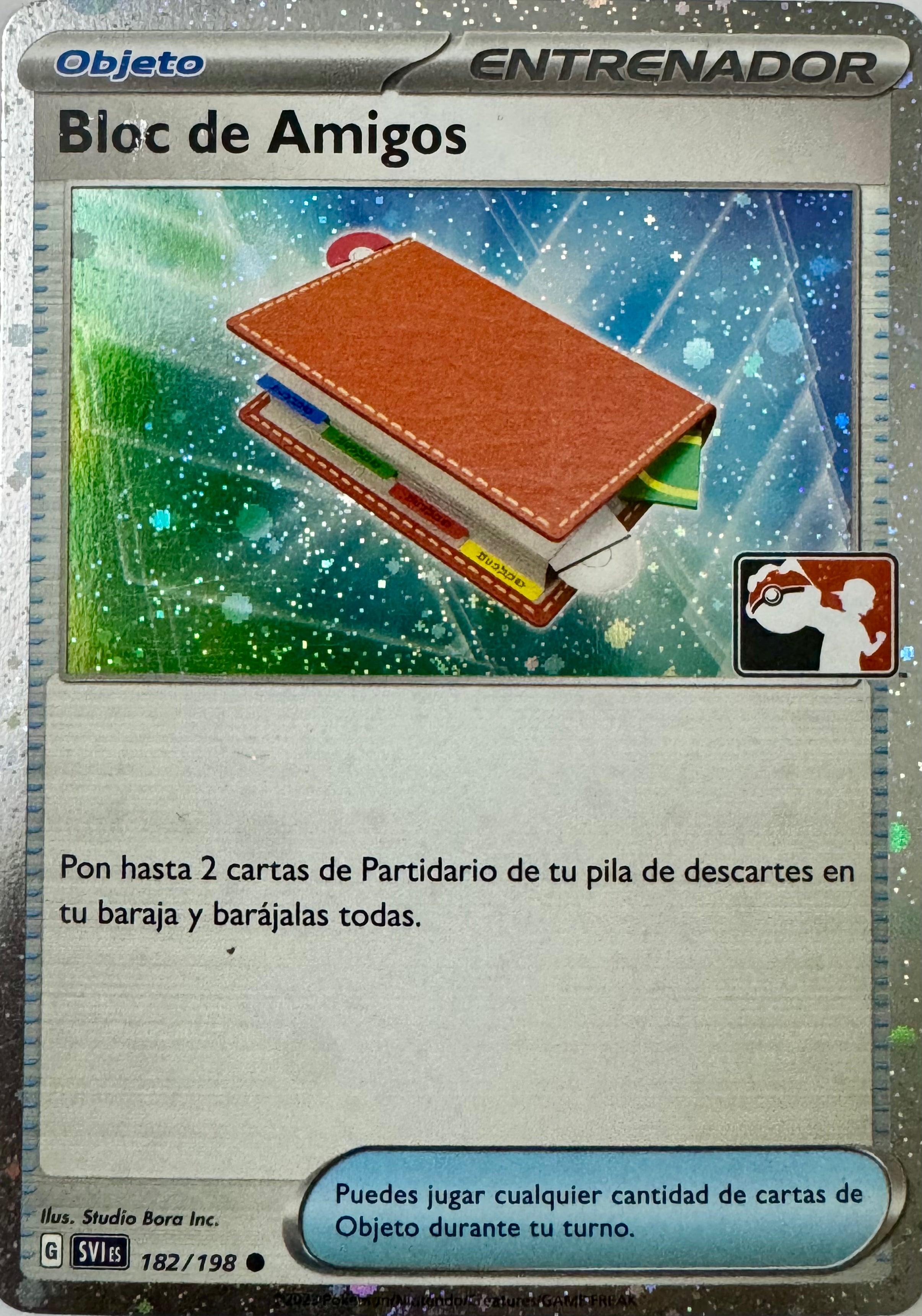 Pokémon Tcg Bloc De Amigos 182/198 Cosmos Holo (League) Español