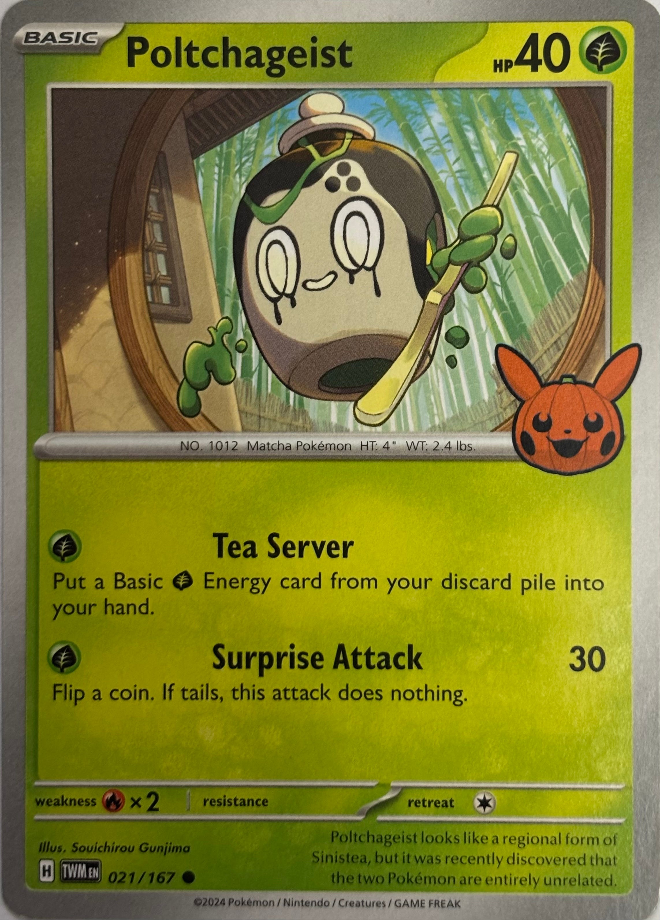 Pokemon Tcg Poltchageist 021/167 (TTBB24)