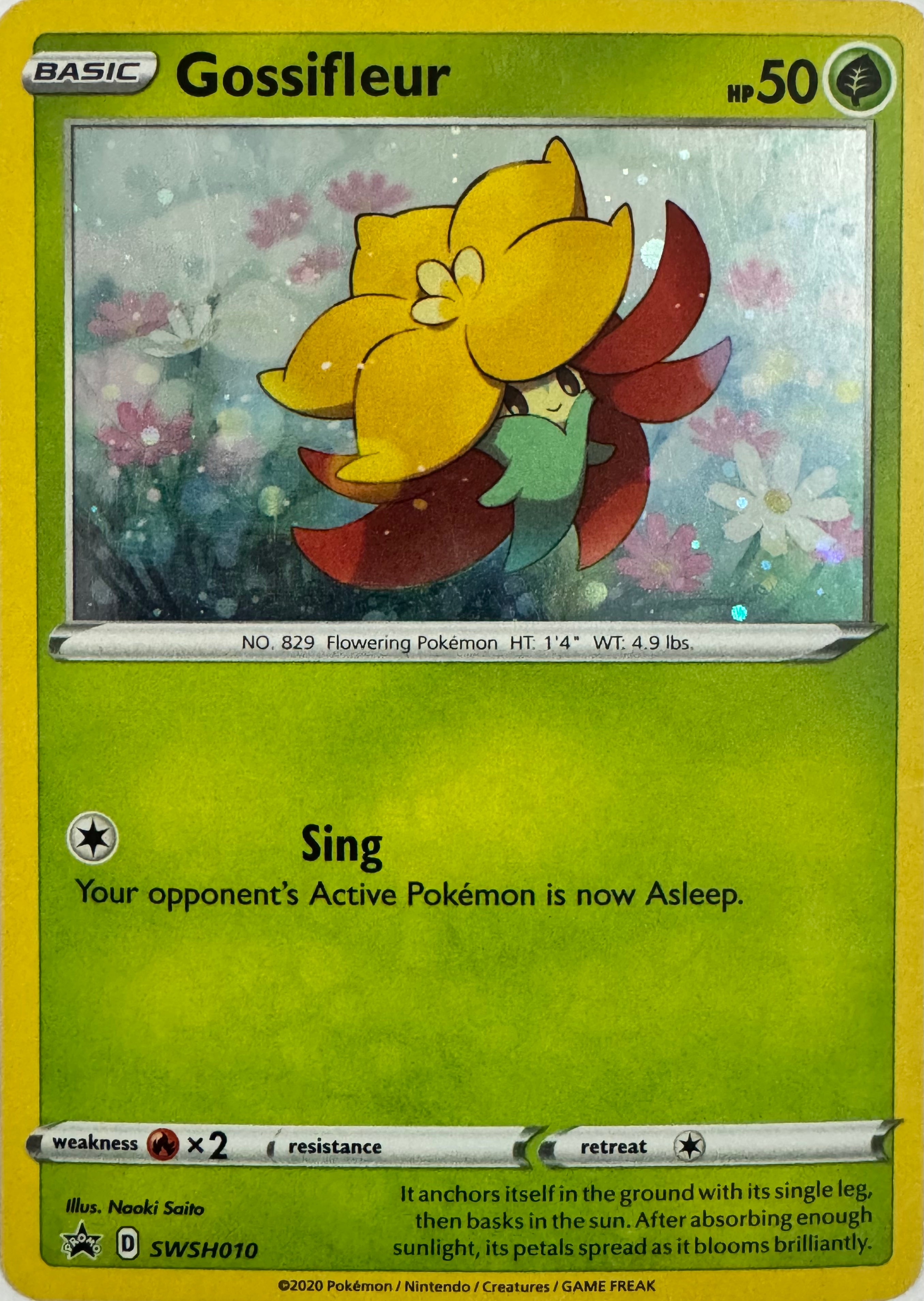 Pokemon Tcg Gossifleur Swsh010 Promo