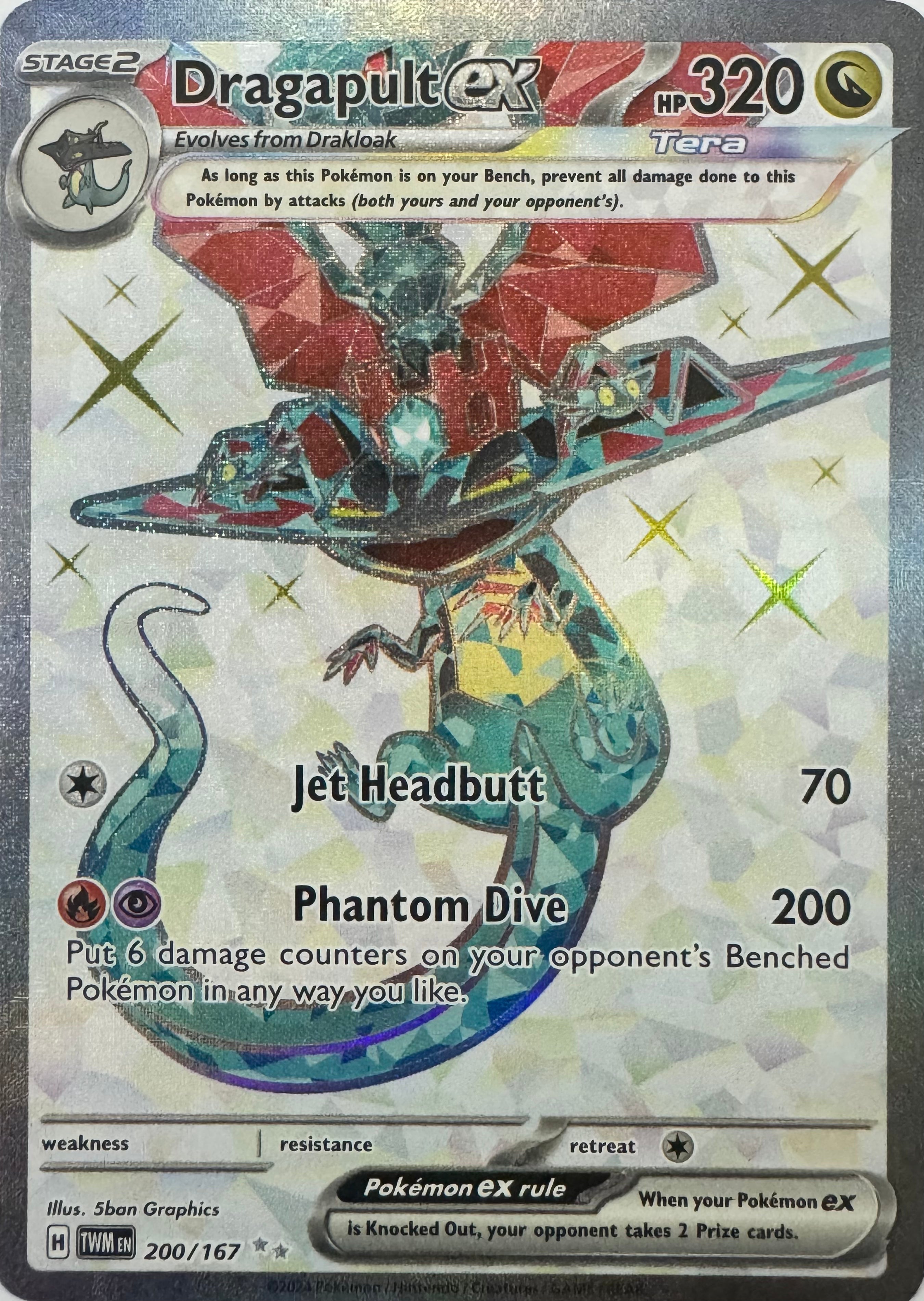 Pokemon Tcg Dragapult Ex 200/167