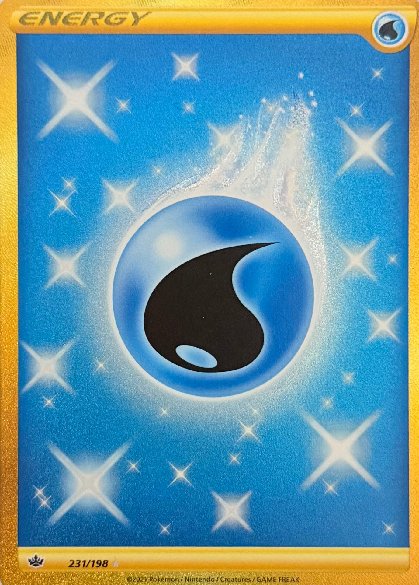 Pokemon Tcg Water Energy 231/198