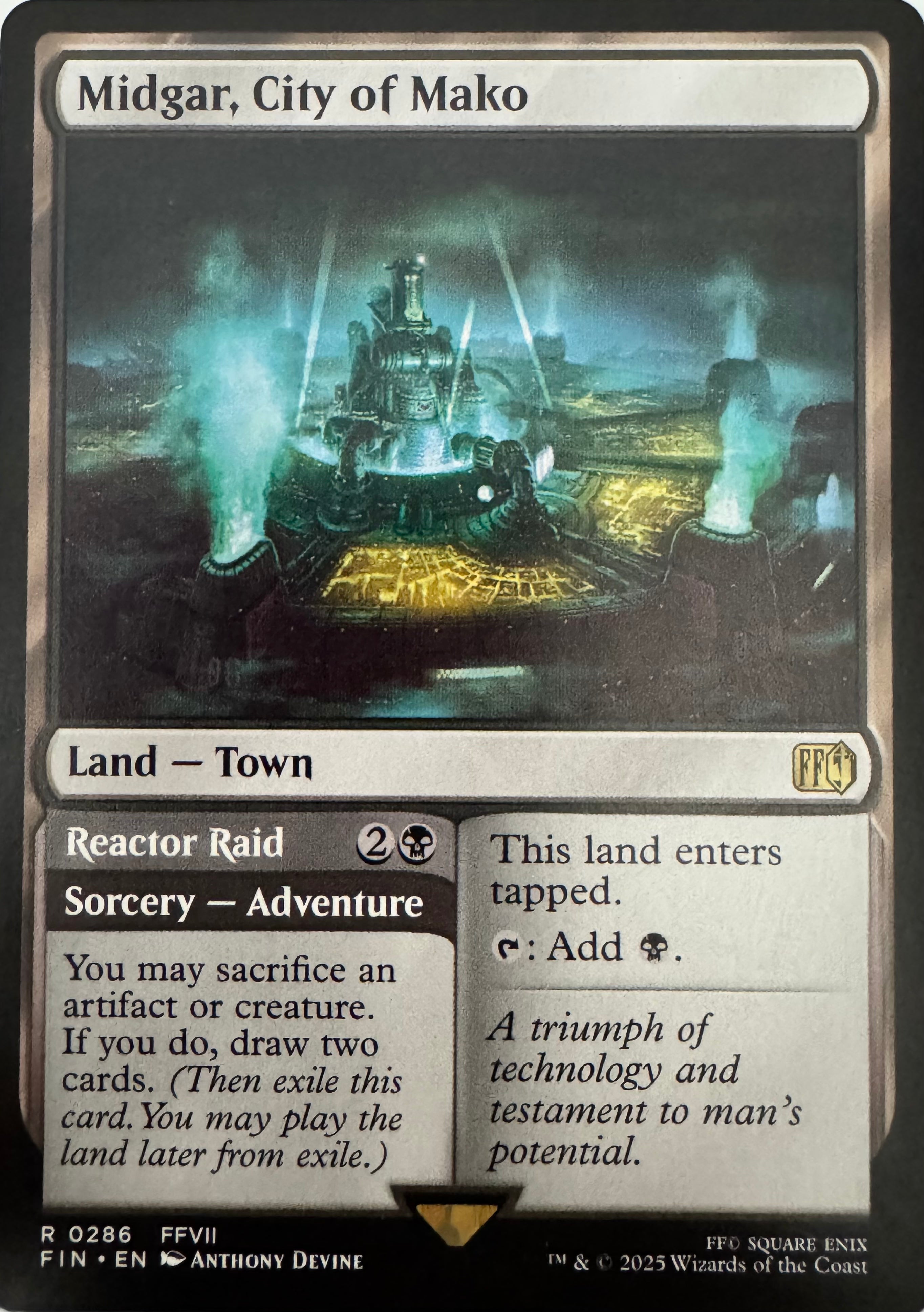 Magic Midgar, City Of Mako 0286 Rare
