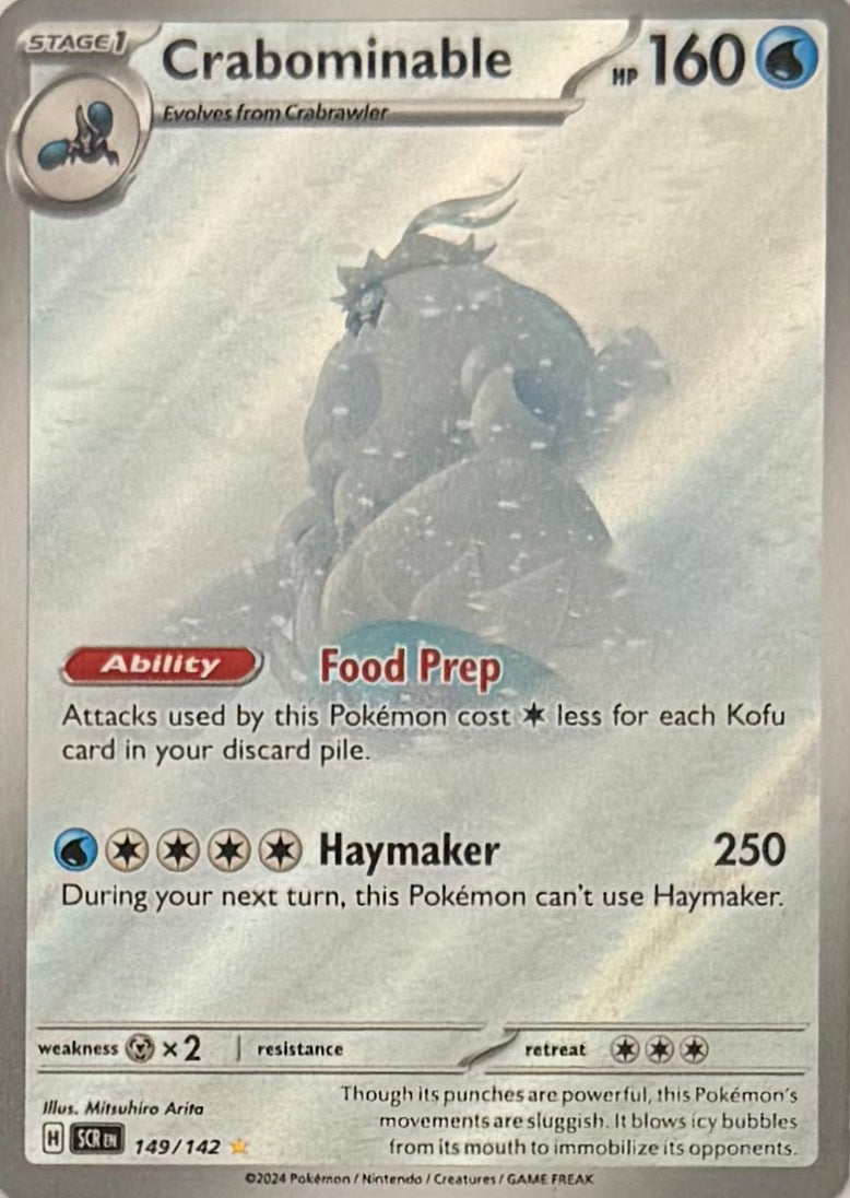 Pokemon Tcg Crabominable 149/142
