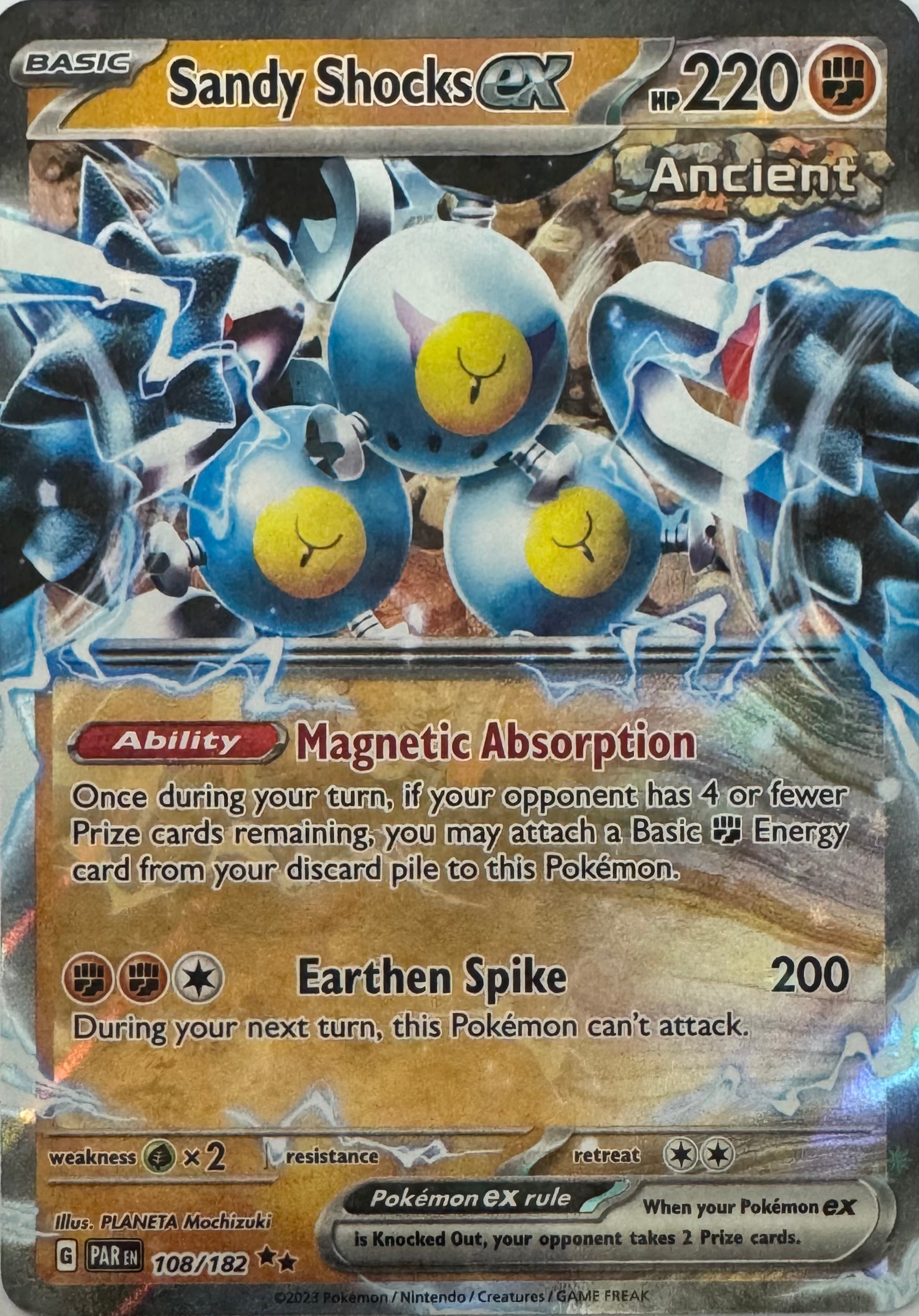 Pokemon Tcg Sandy Shocks Ex 108/182