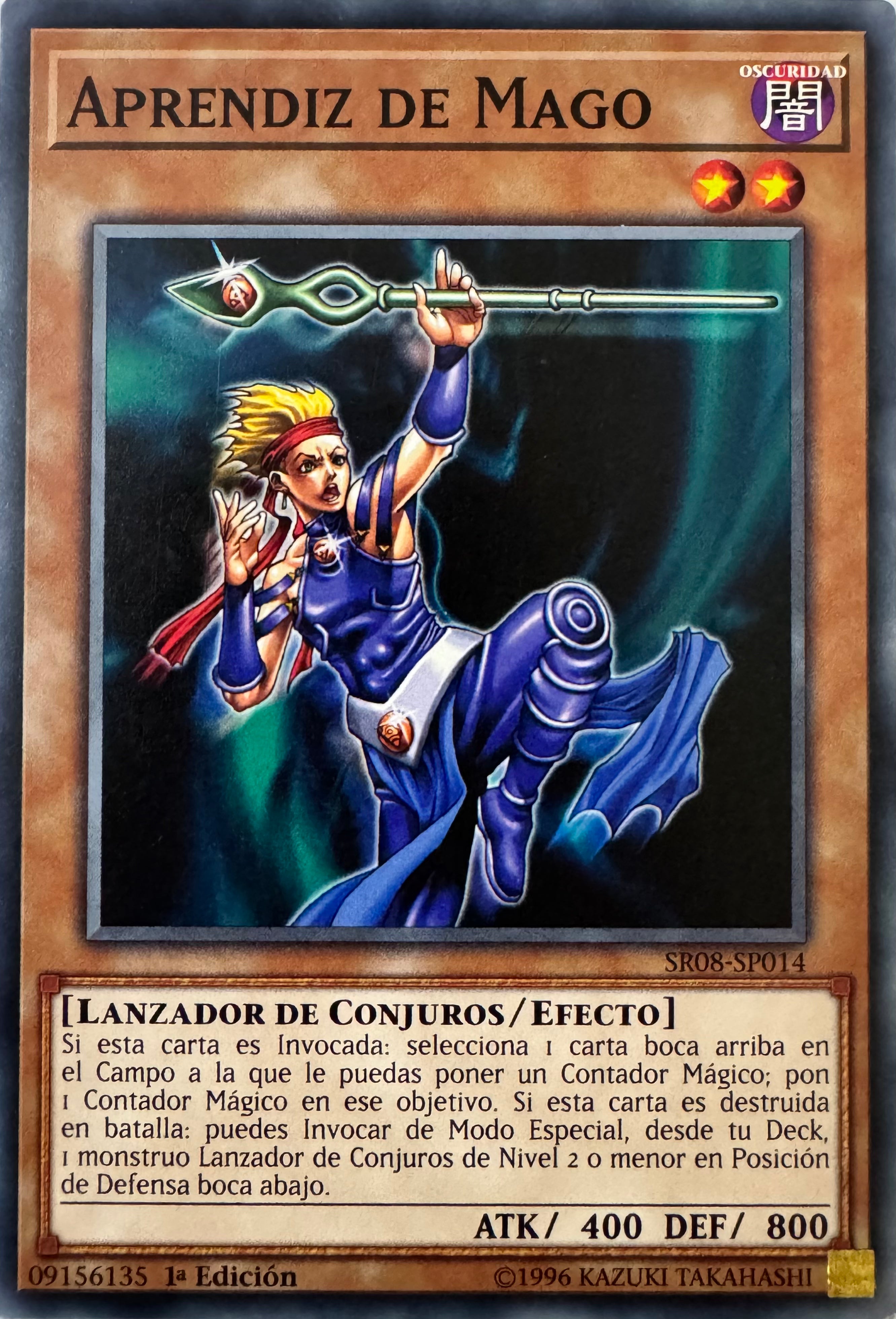 Yugioh! Aprendiz De Mago Sr08-sp014 1a Edición
