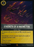 Disney Lorcana Strength Of A Raging Fire 201/204
