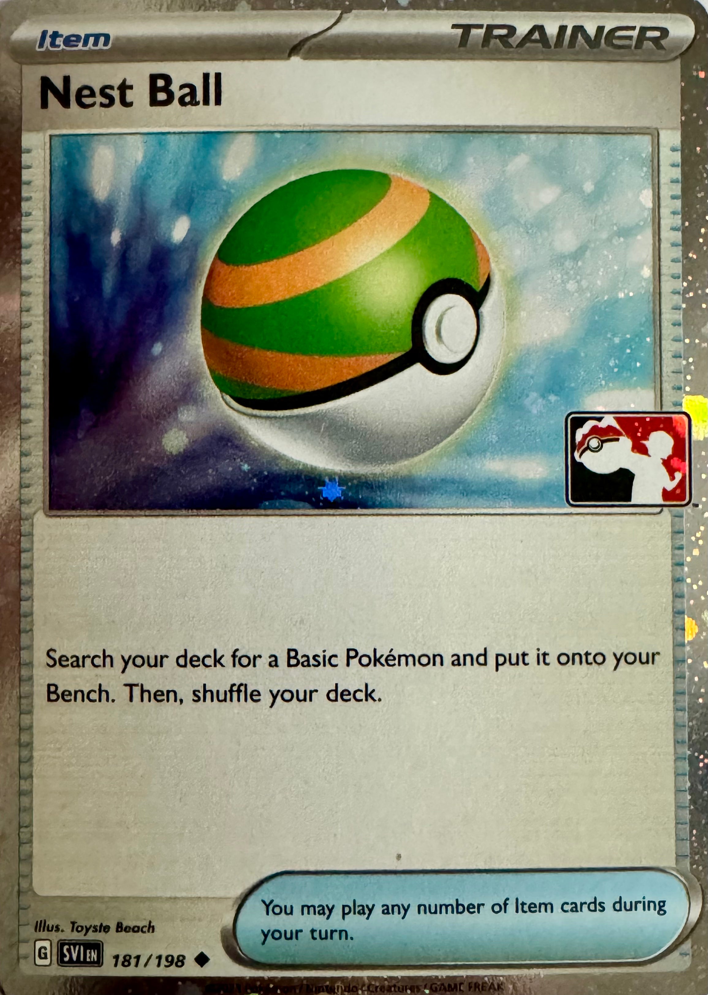 Pokémon Tcg Nest Ball 181/198 Cosmos Holo (League)