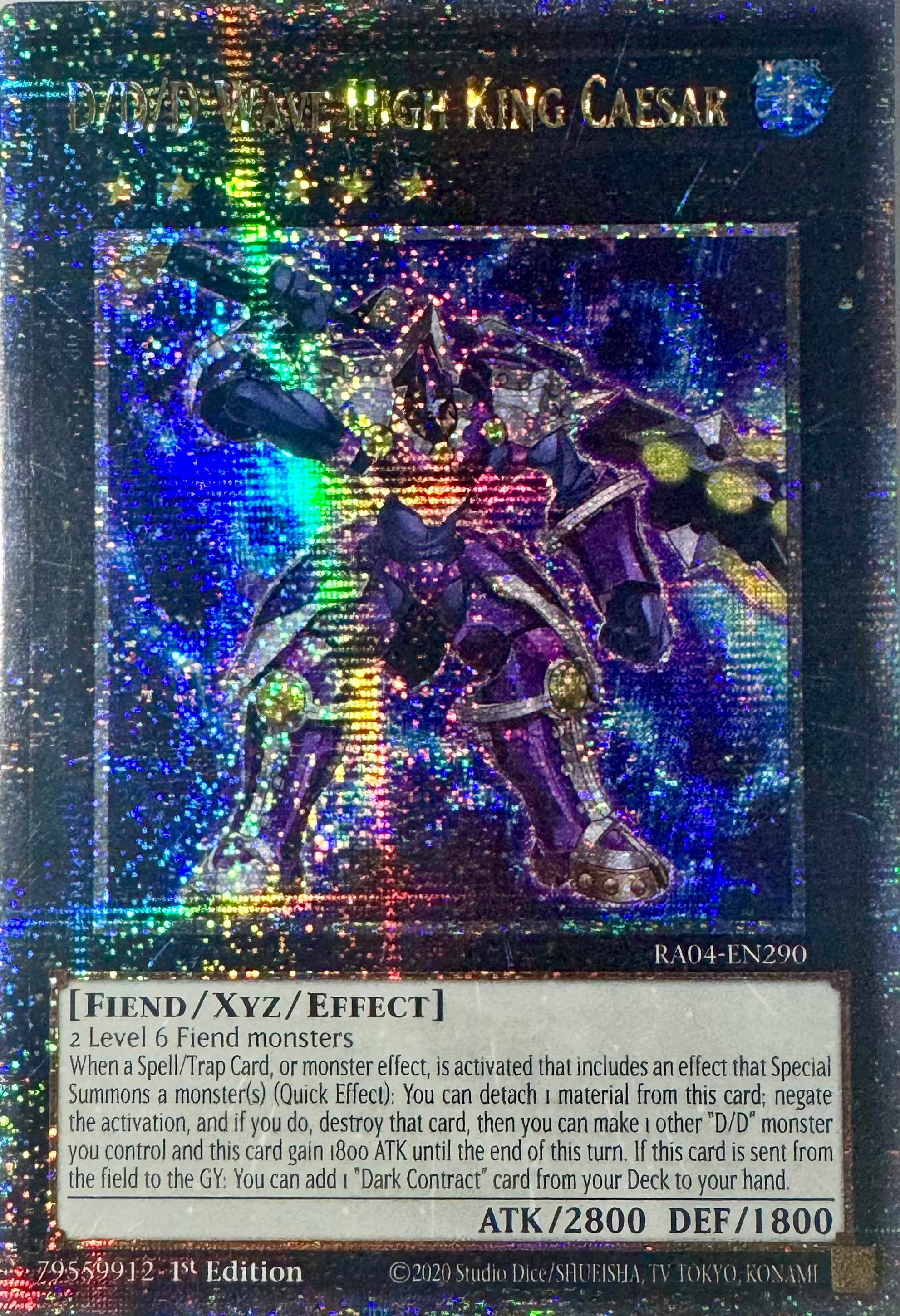 Yugioh! D/d/d Wave High King Caesar Ra04-en290