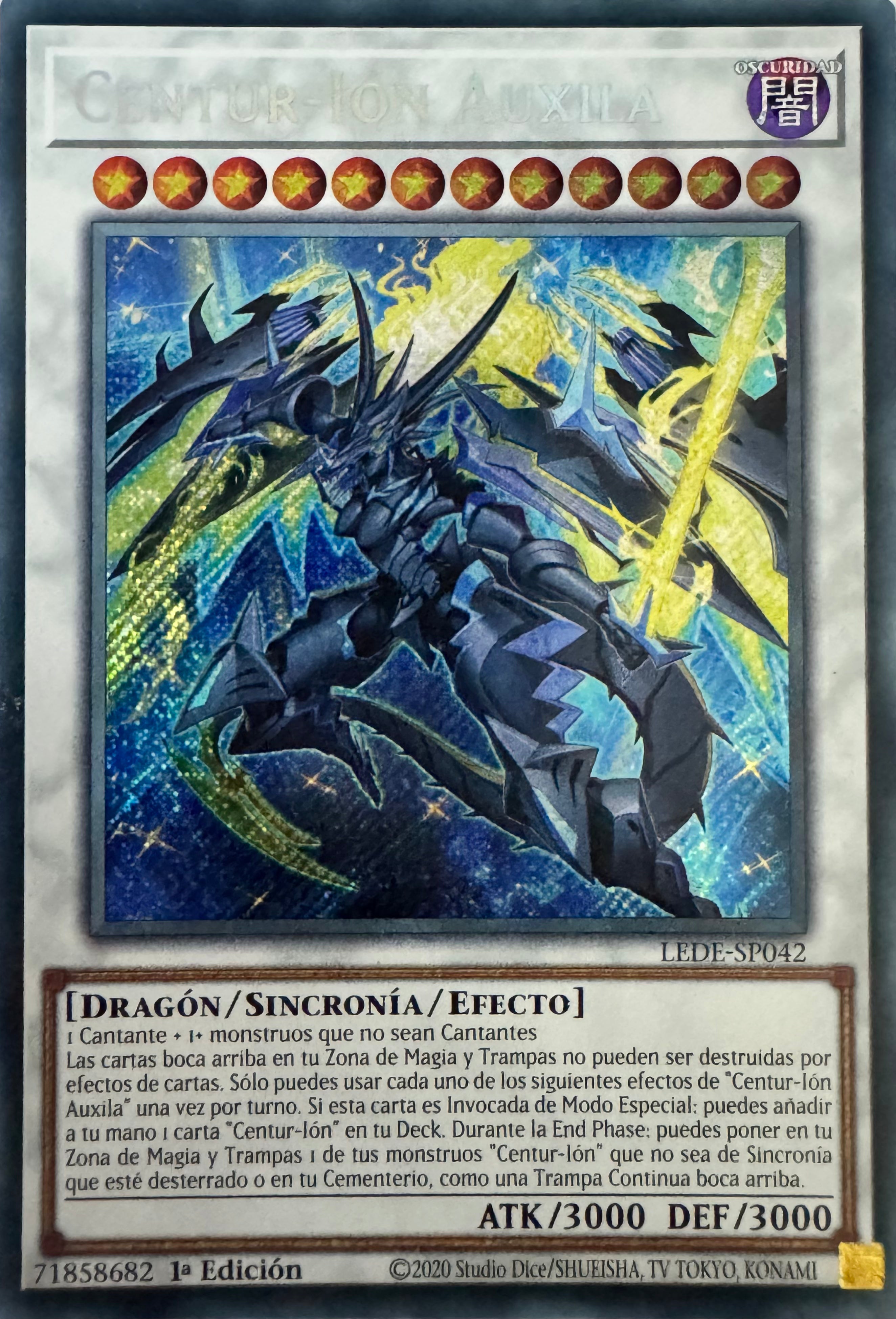 Yugioh! Centur-Ion Auxila Lede-sp042 1a Edición Secret