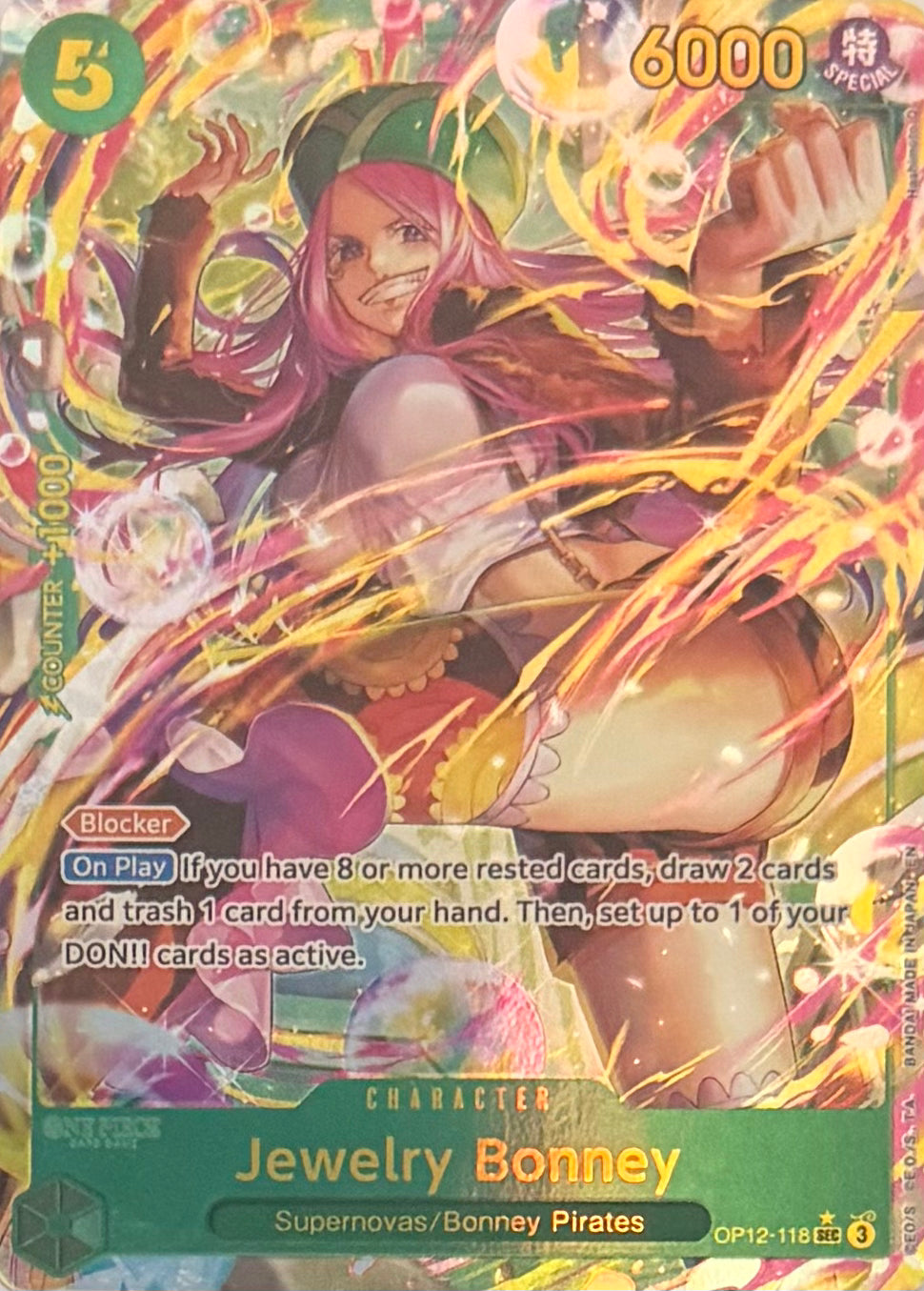 One Piece Tcg Jewelry Bonney OP12-118