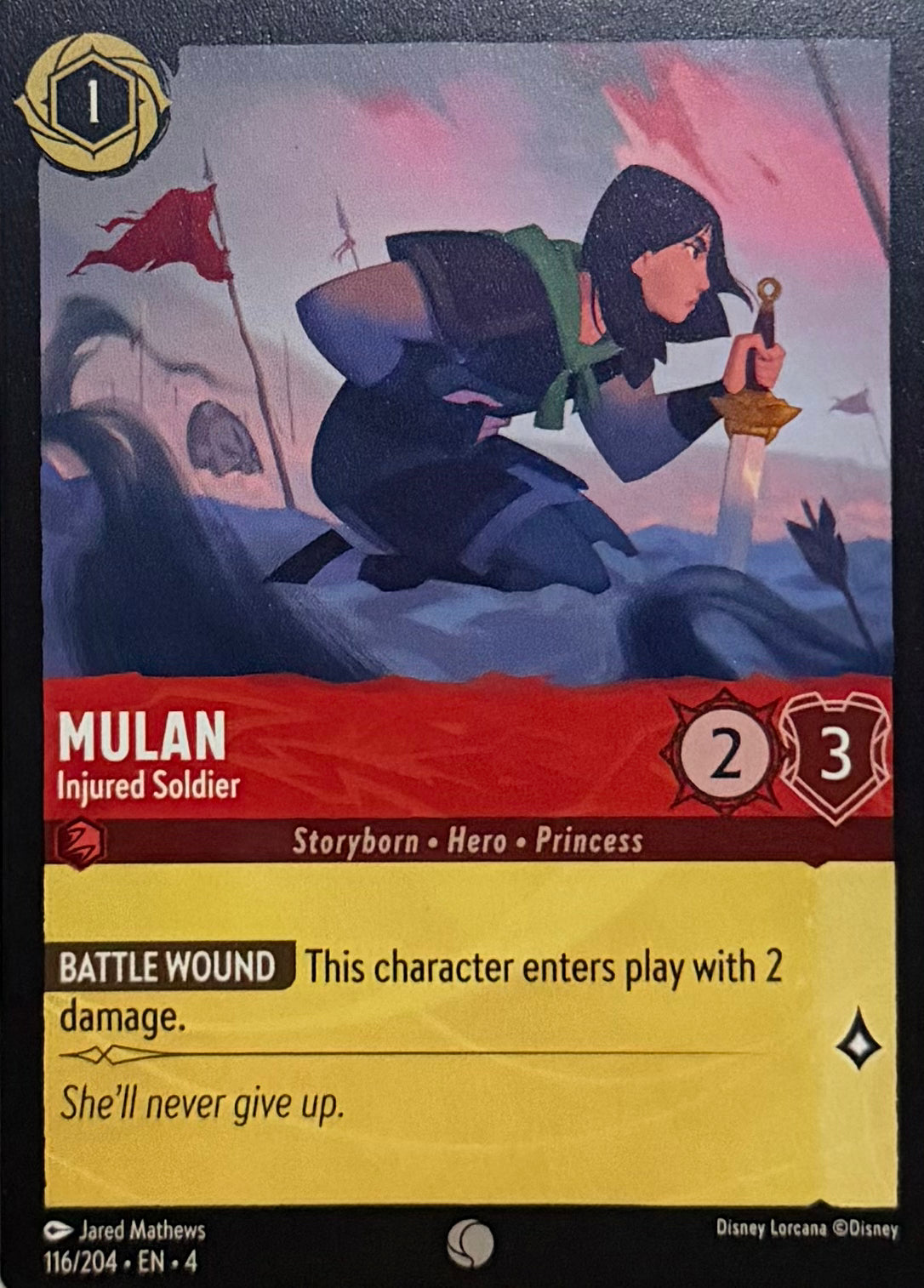 Disney Lorcana Mulan 116/204