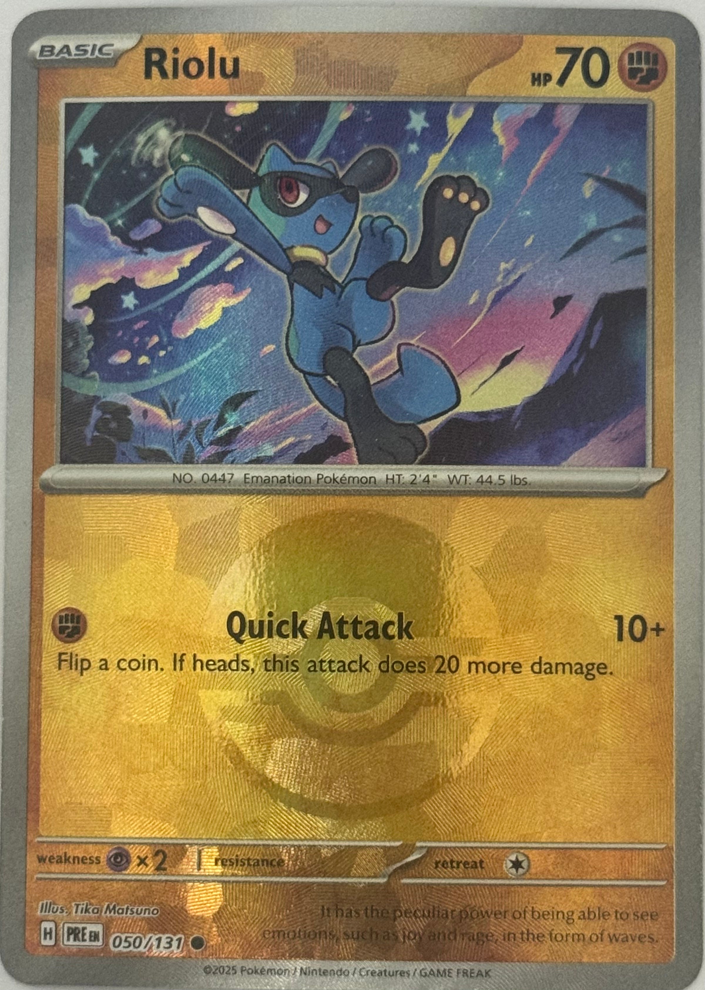 Pokemon Tcg Riolu 050/131 (Poke Ball)