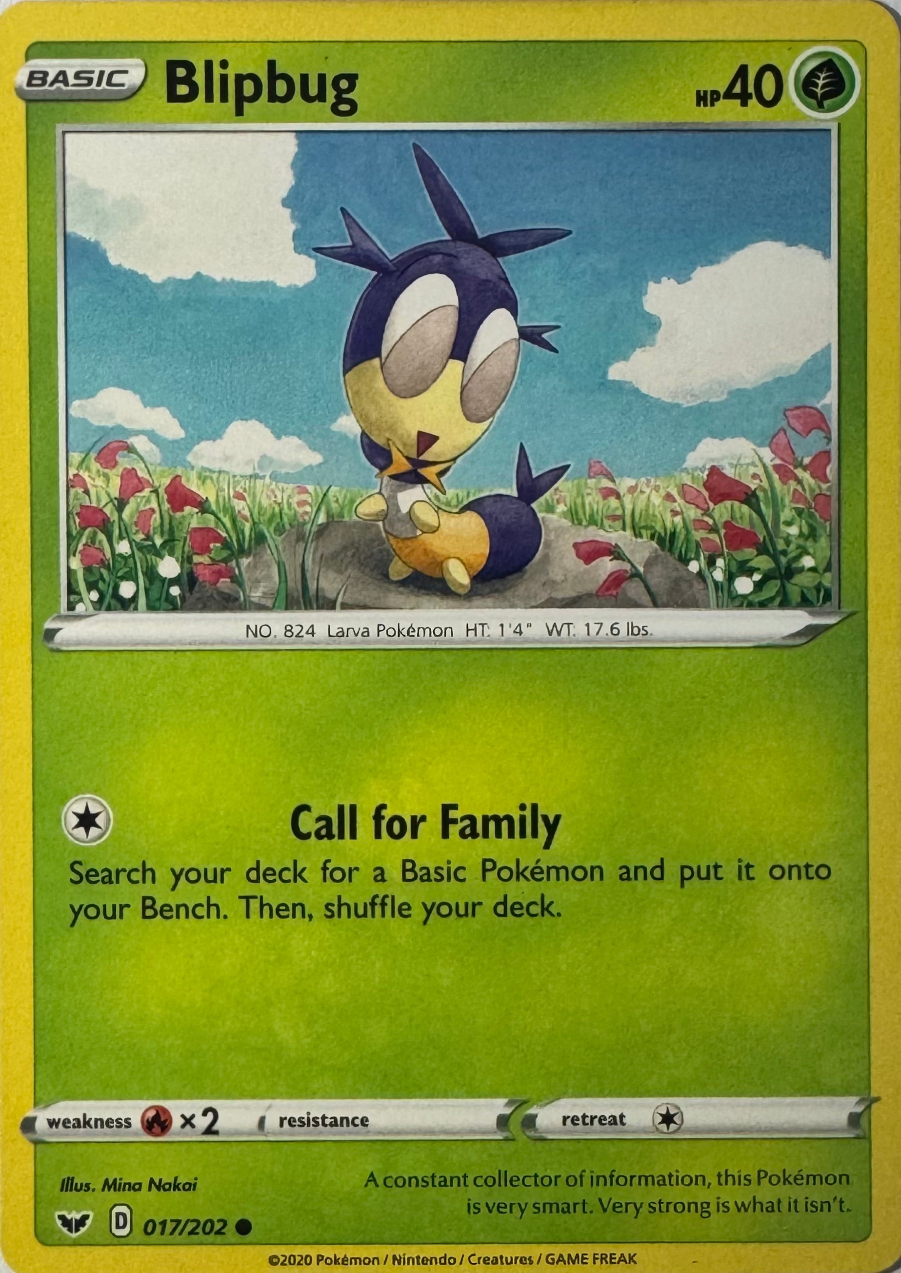 Pokemon Tcg Blipbug 017/202