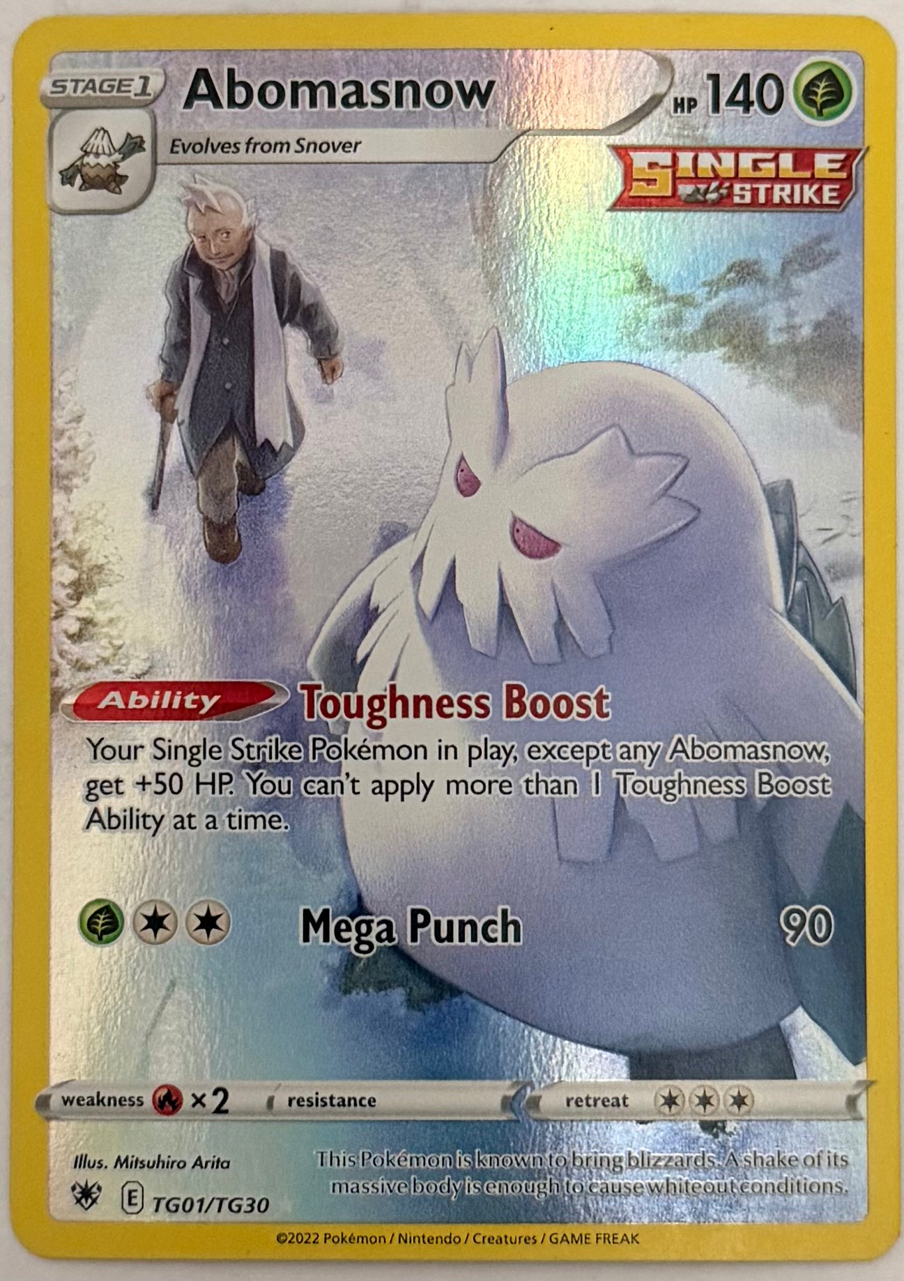 Pokemon Tcg Abomasnow TG01/TG30