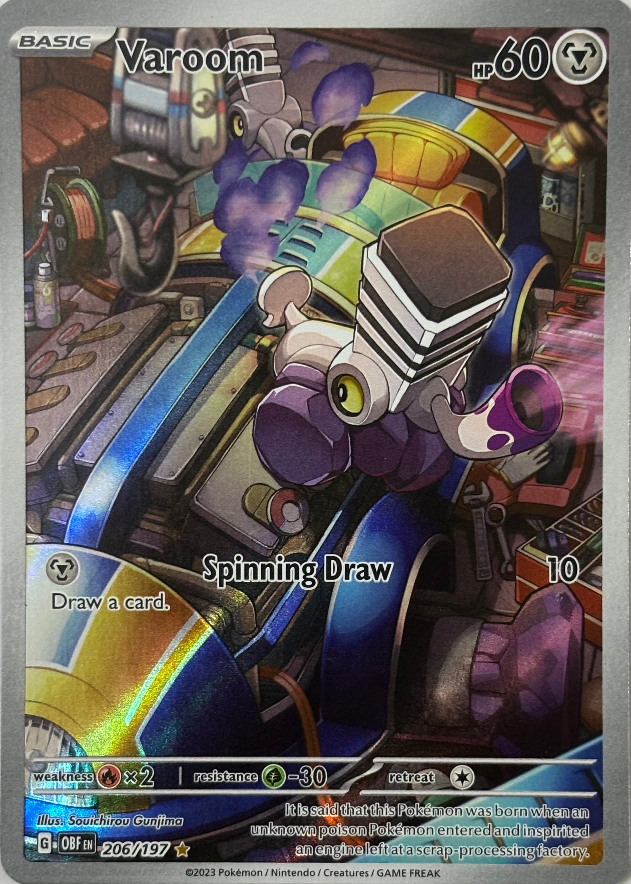 Pokémon tcg Varoom 206/197 Illustration