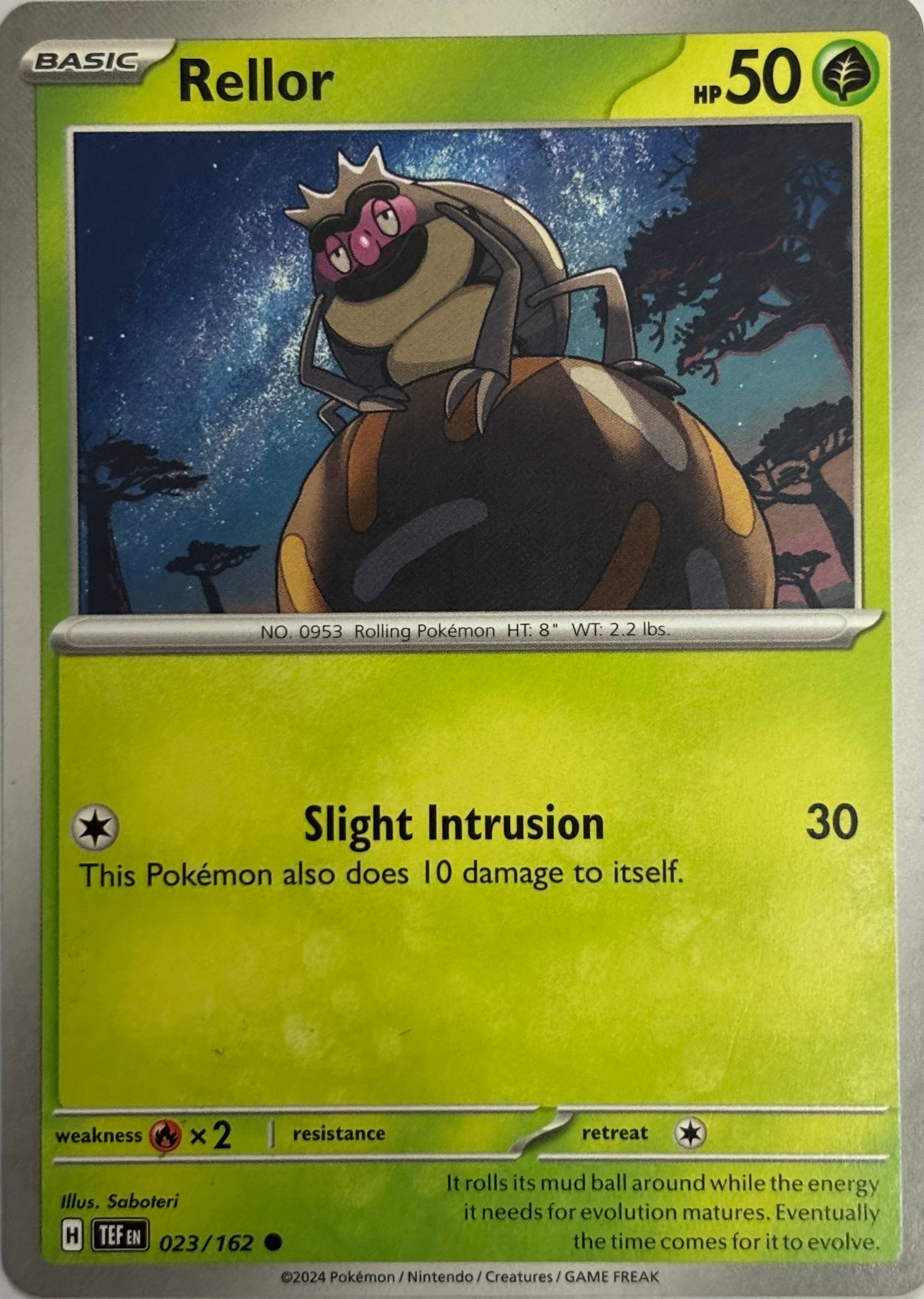 Pokemon Tcg Rellor 023/162