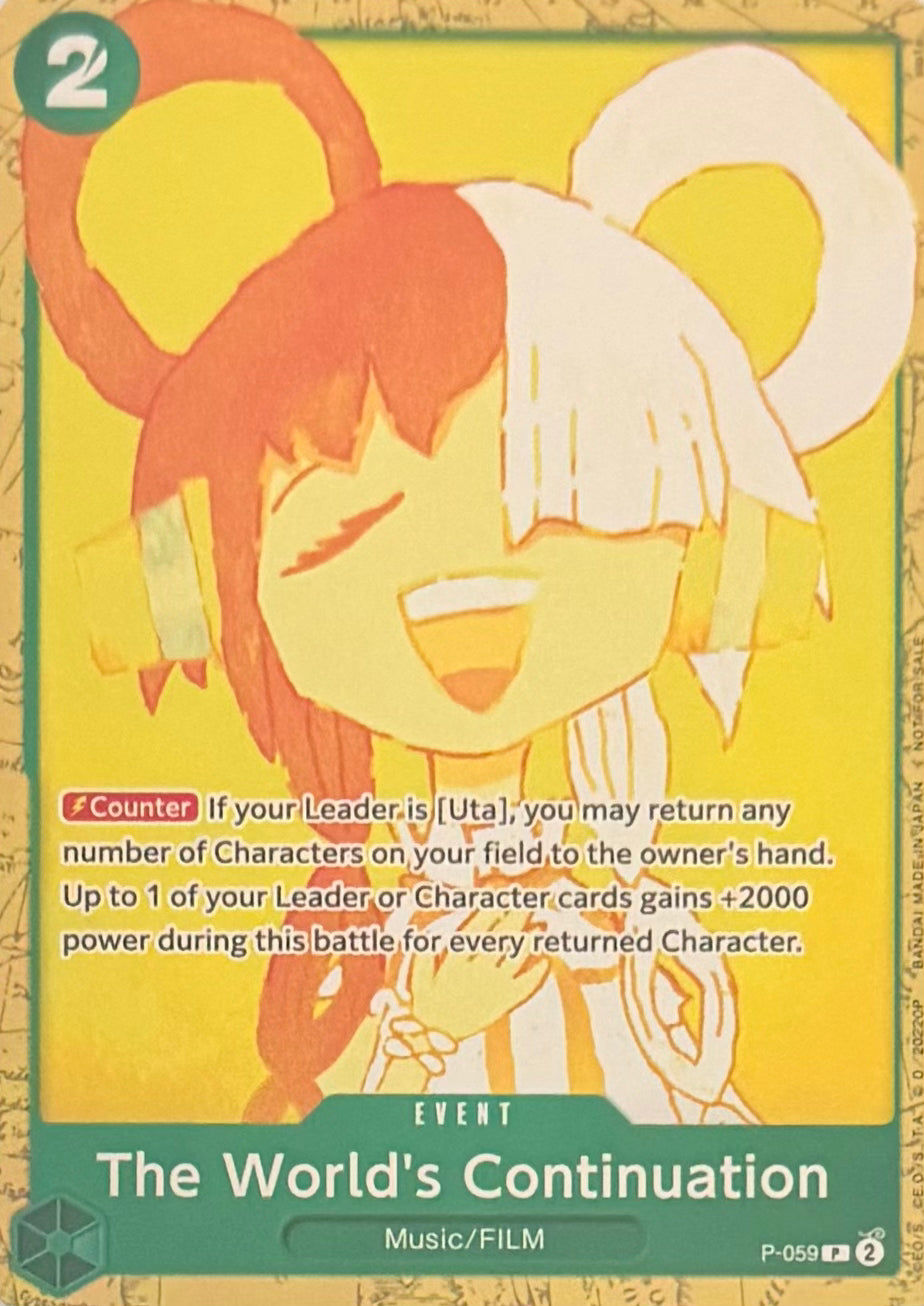 One Piece Tcg The World’s Continuation P-059