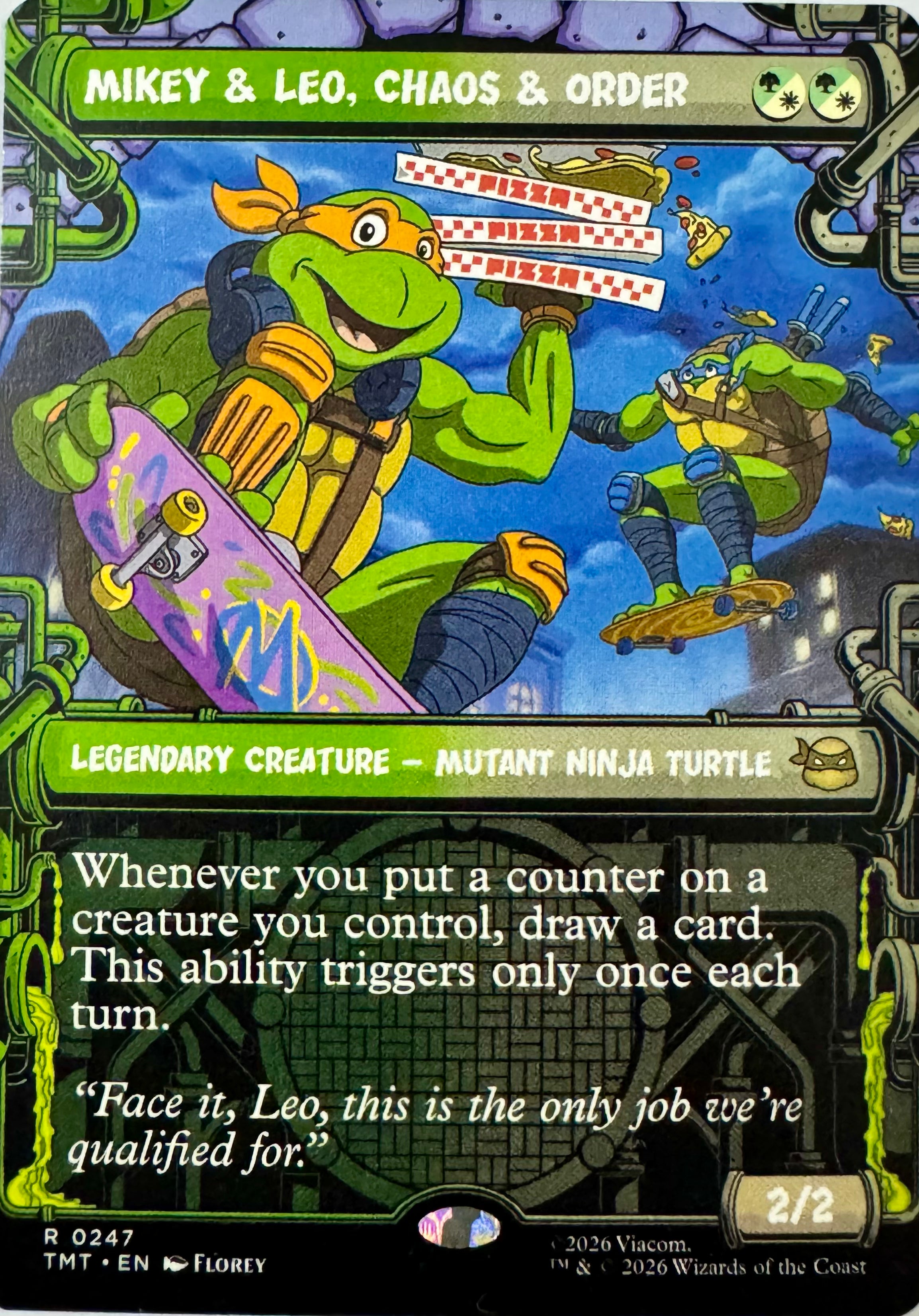Magic tcg Mikey & Leo, Chaos & Order 0247