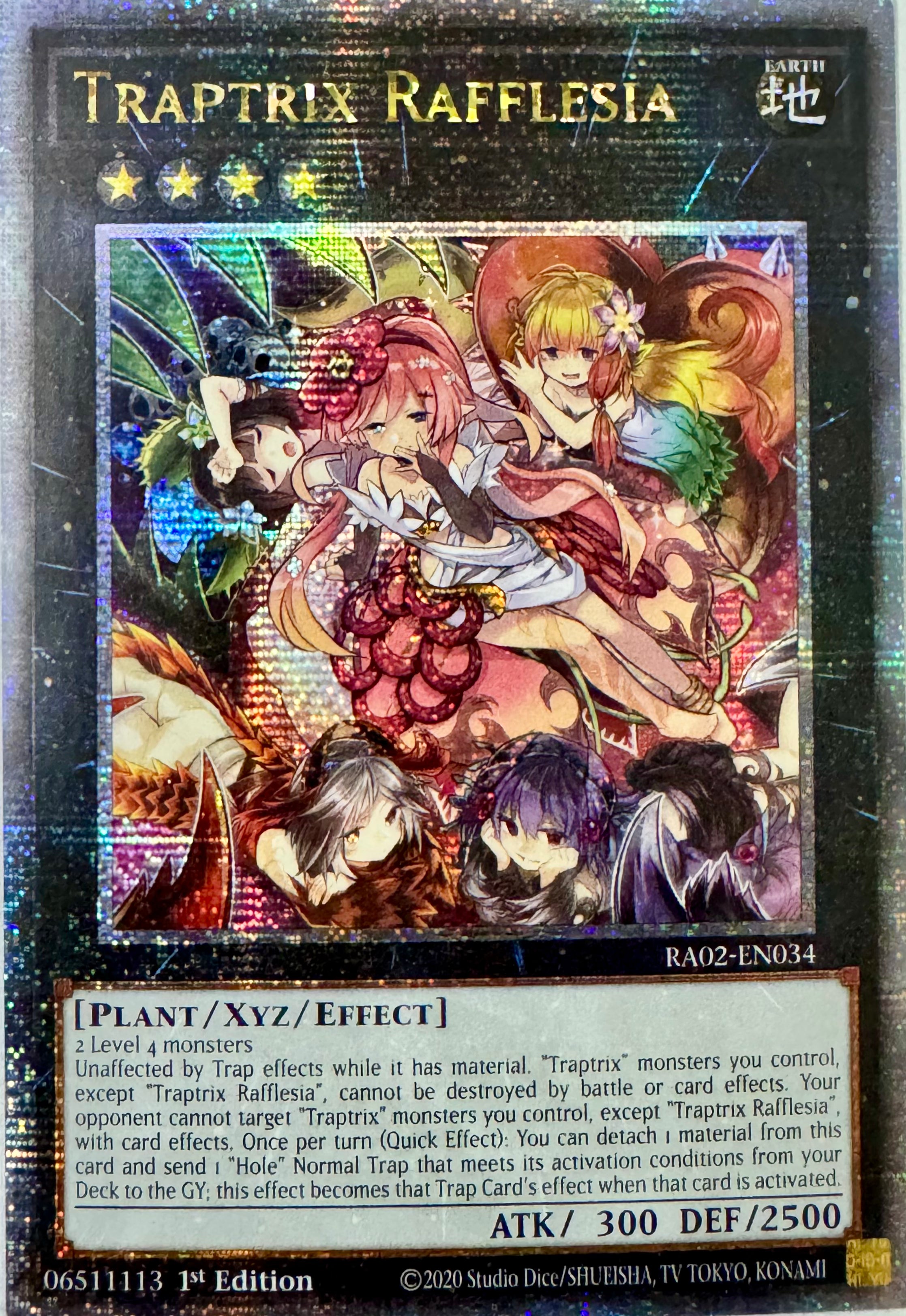 Yugioh! Traptrix Rafflesia Ra02-en034 Quarter Century 1st Edition