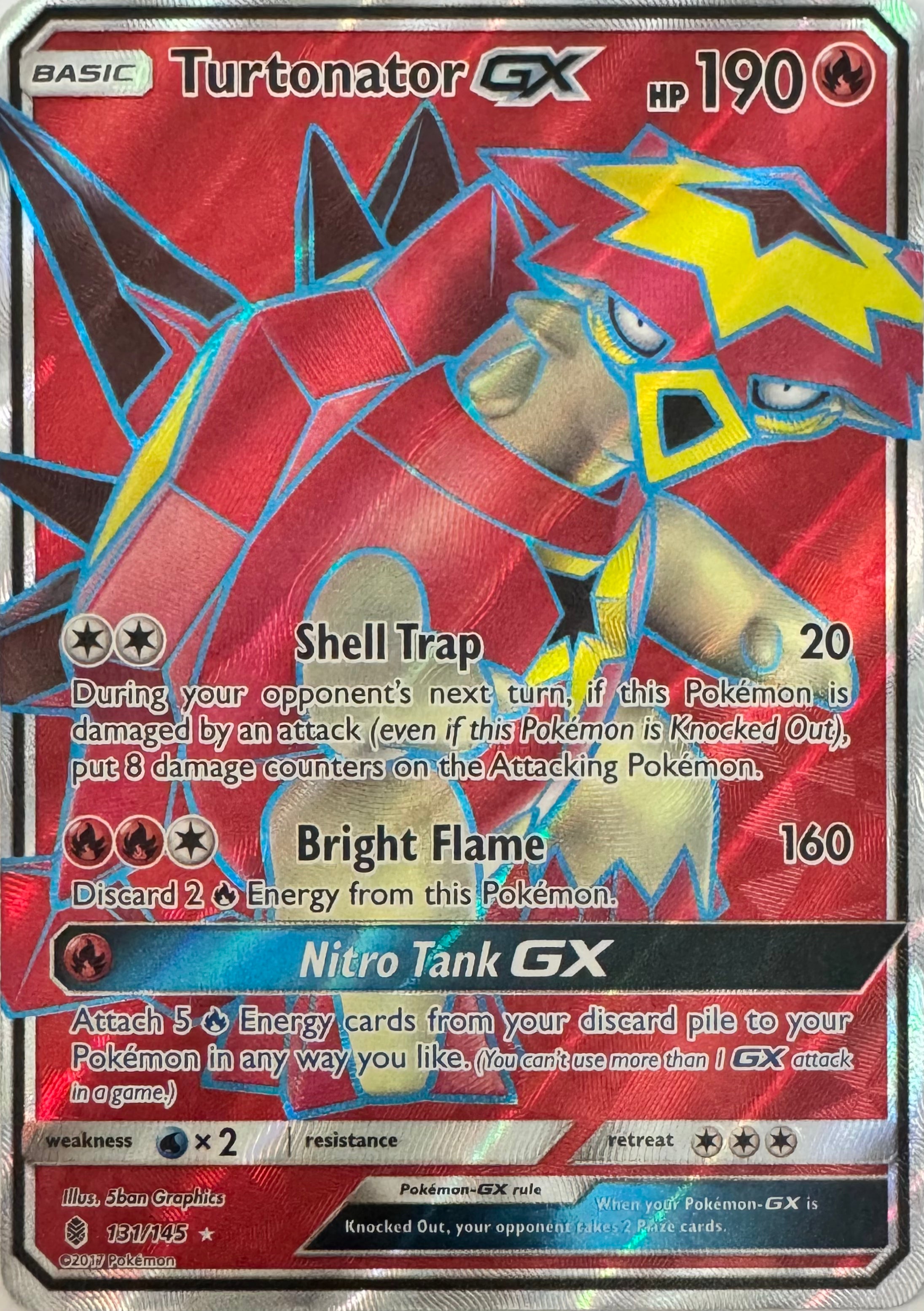 Pokemon Tcg Turtonator Gx 131/145