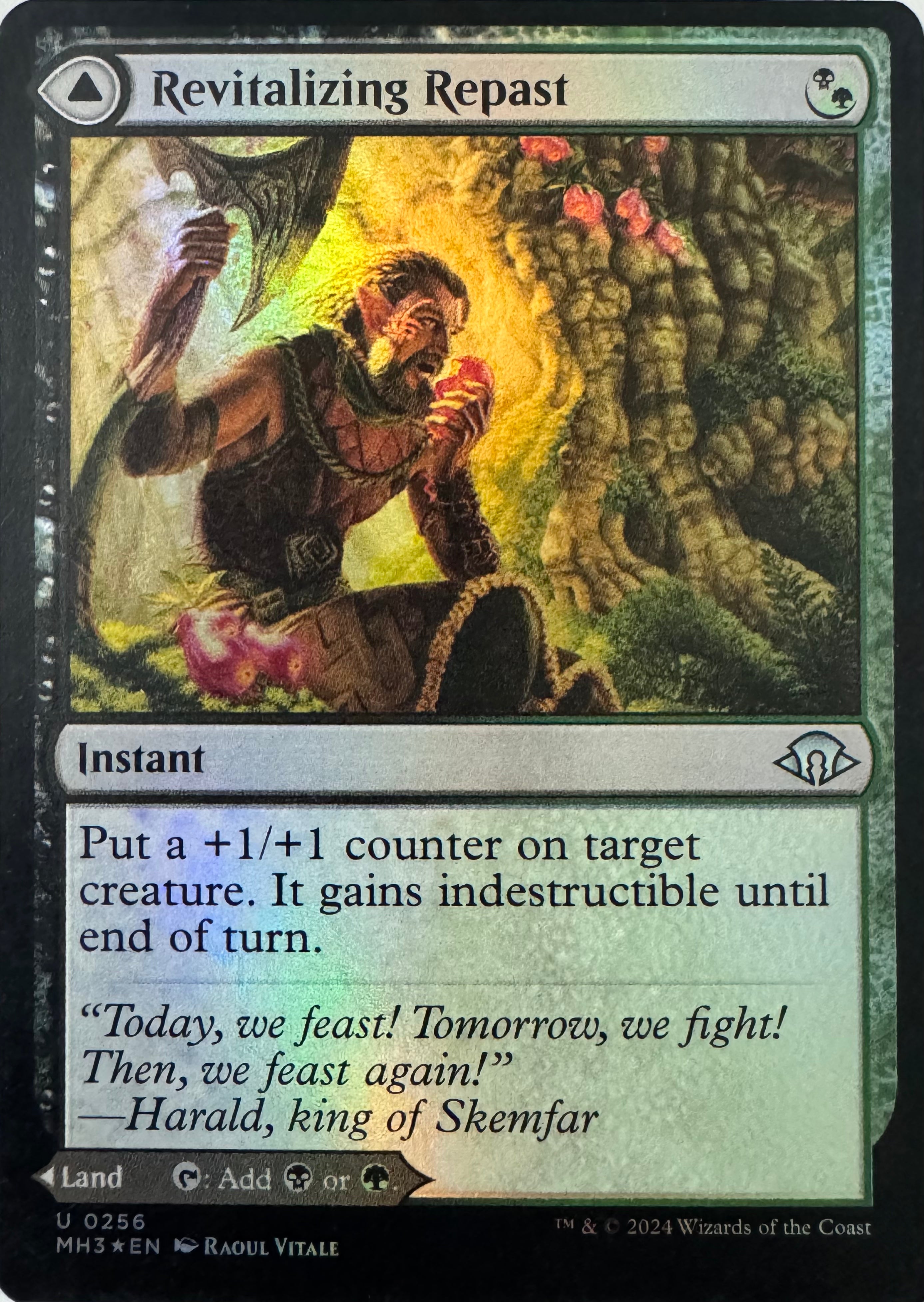 Magic Revitalizing Repast // Old-Growth Grove 0256 Foil