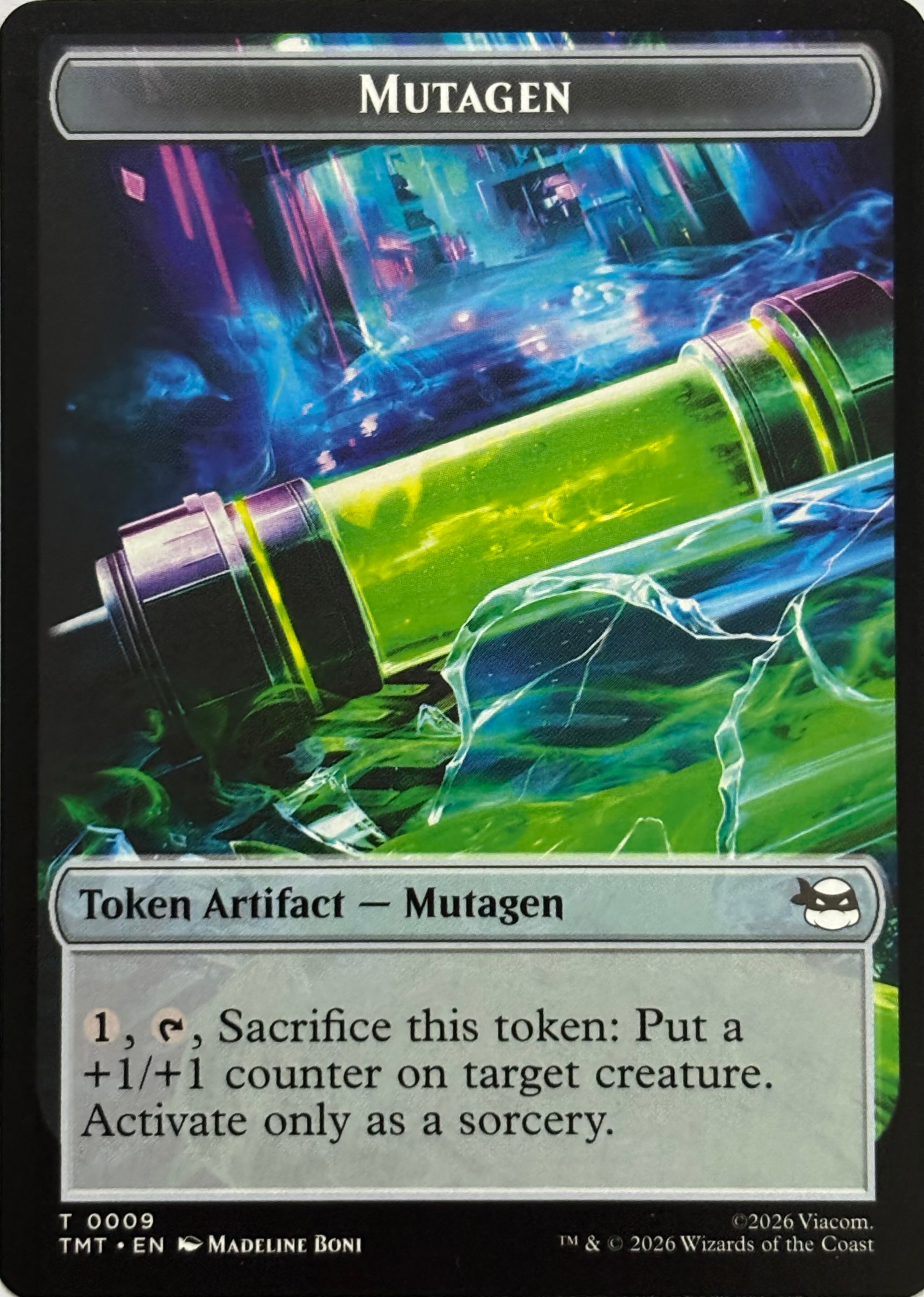 Token Creature - Mutant 0007 // Token Artifact -Mutagen 0009