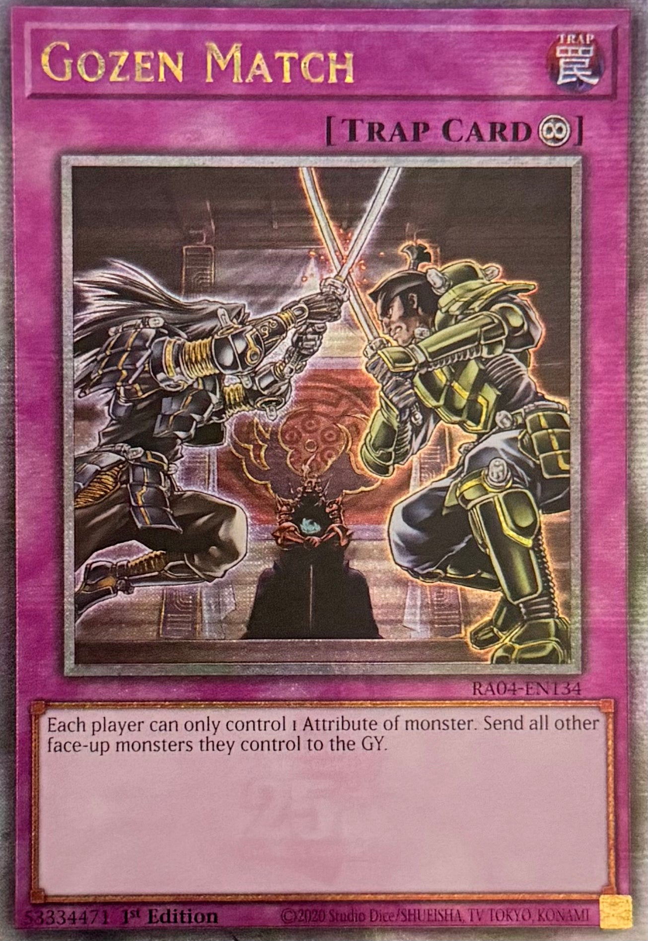 Yugioh! Gozen Match RA04-EN134 Quarter Century